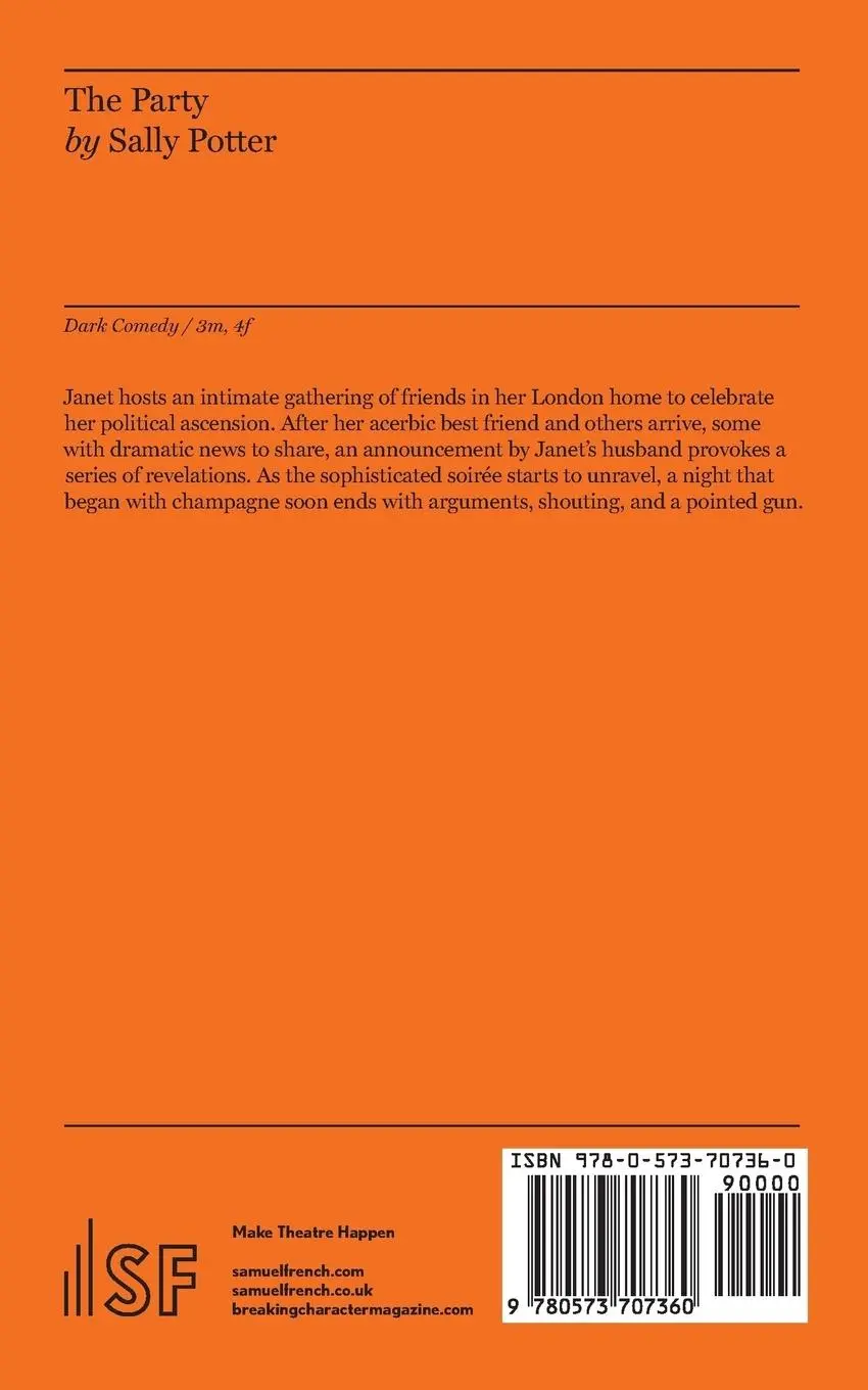 Rückseite: 9780573707360 | The Party | Sally Potter | Taschenbuch | Kartoniert / Broschiert