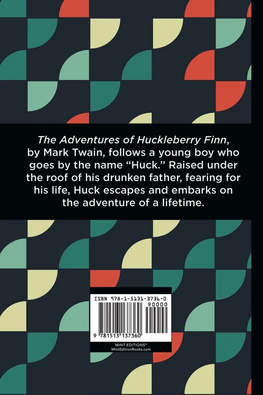 Rückseite: 9781513137360 | The Adventures of Huckleberry Finn | Large Print Edition | Mark Twain