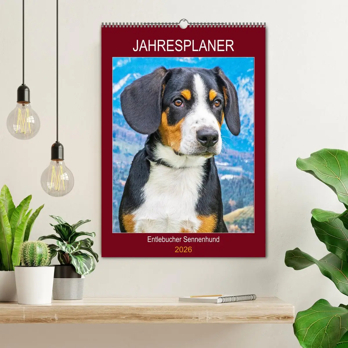 Bild: 9783516387360 | Jahresplaner Entlebucher Sennenhund (Wandkalender 2026 DIN A2...