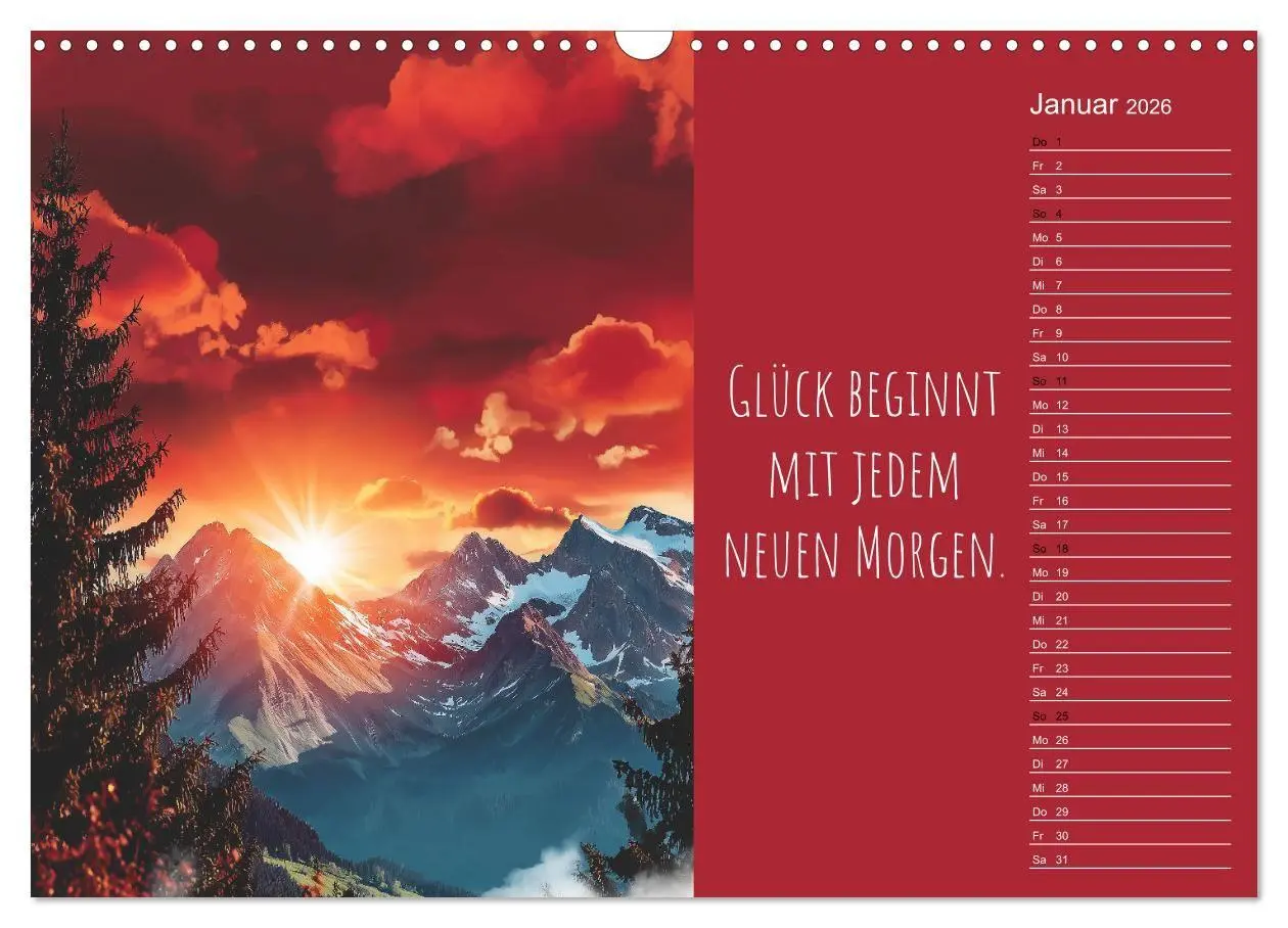 Bild: 9783516697360 | Eine Portion Glück - Motivationskalender fürs ganze Jahr...