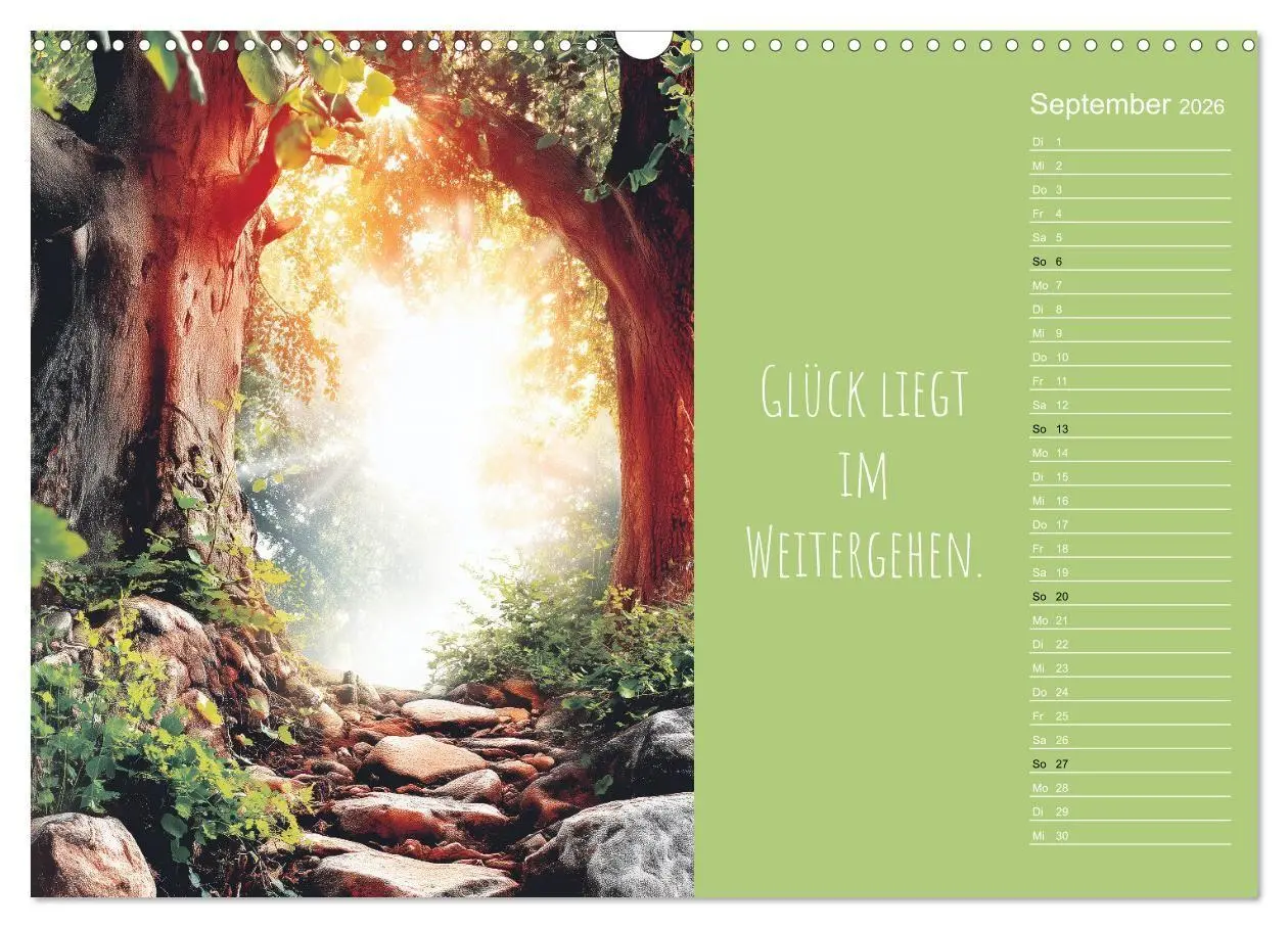 Bild: 9783516697360 | Eine Portion Glück - Motivationskalender fürs ganze Jahr...