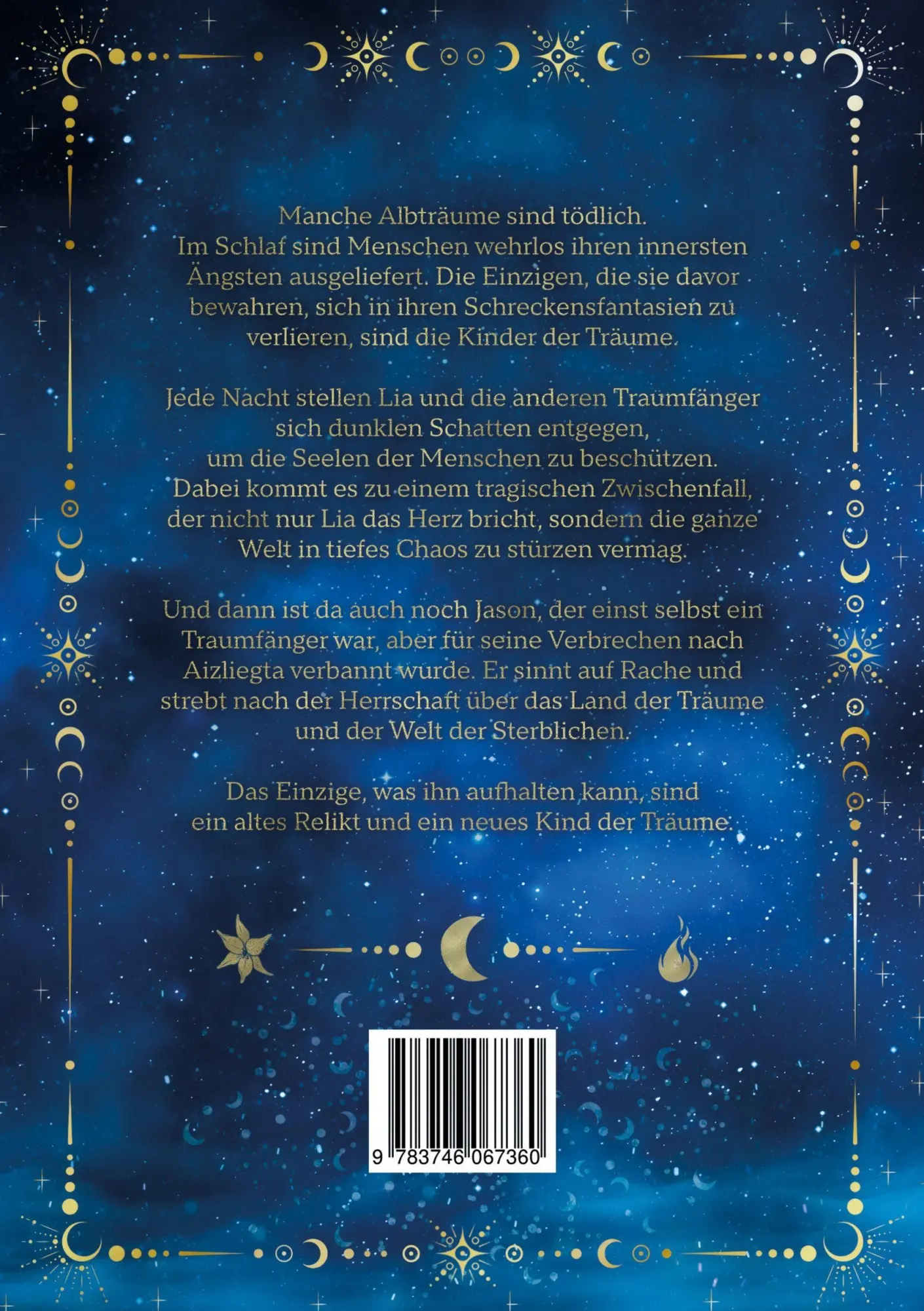 Rückseite: 9783746067360 | Die Kinder der Träume | Düstere Fantasy Romance im Reich der Träume