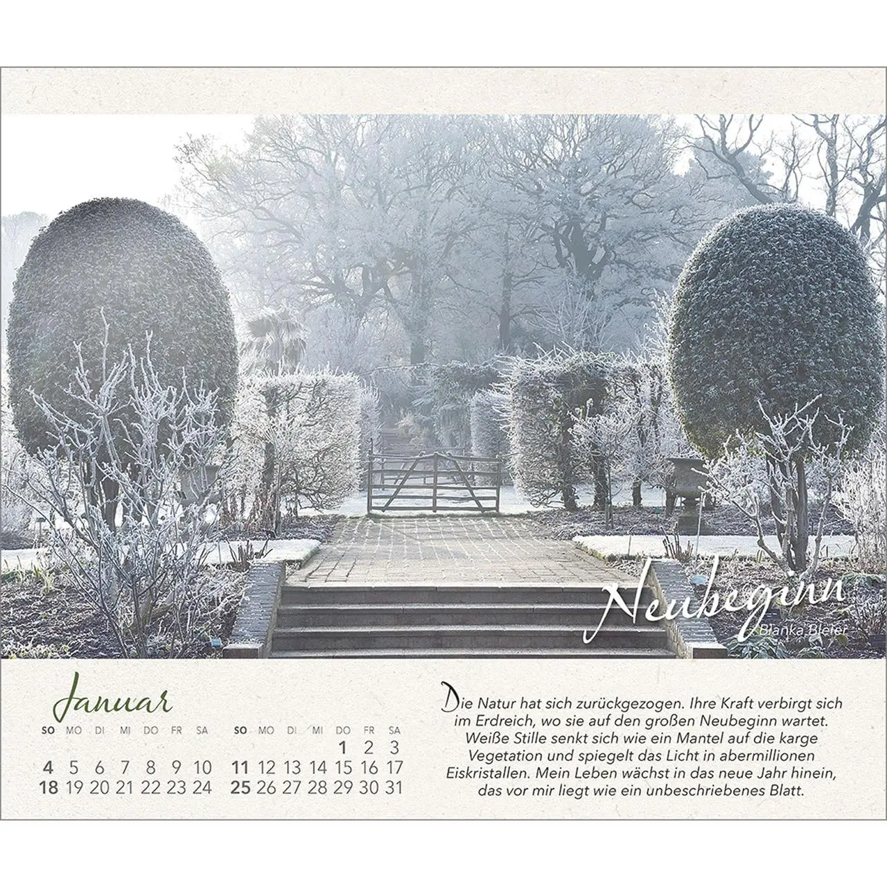 Bild: 9783754817360 | Wo Himmel und Erde sich zart berühren 2026 | Gartenkalender | Bleier