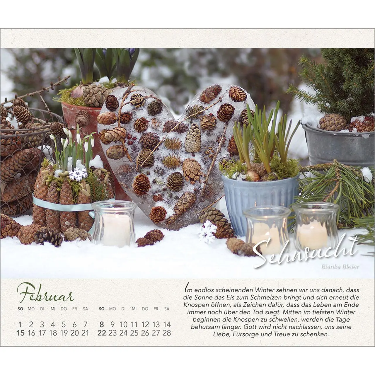 Bild: 9783754817360 | Wo Himmel und Erde sich zart berühren 2026 | Gartenkalender | Bleier