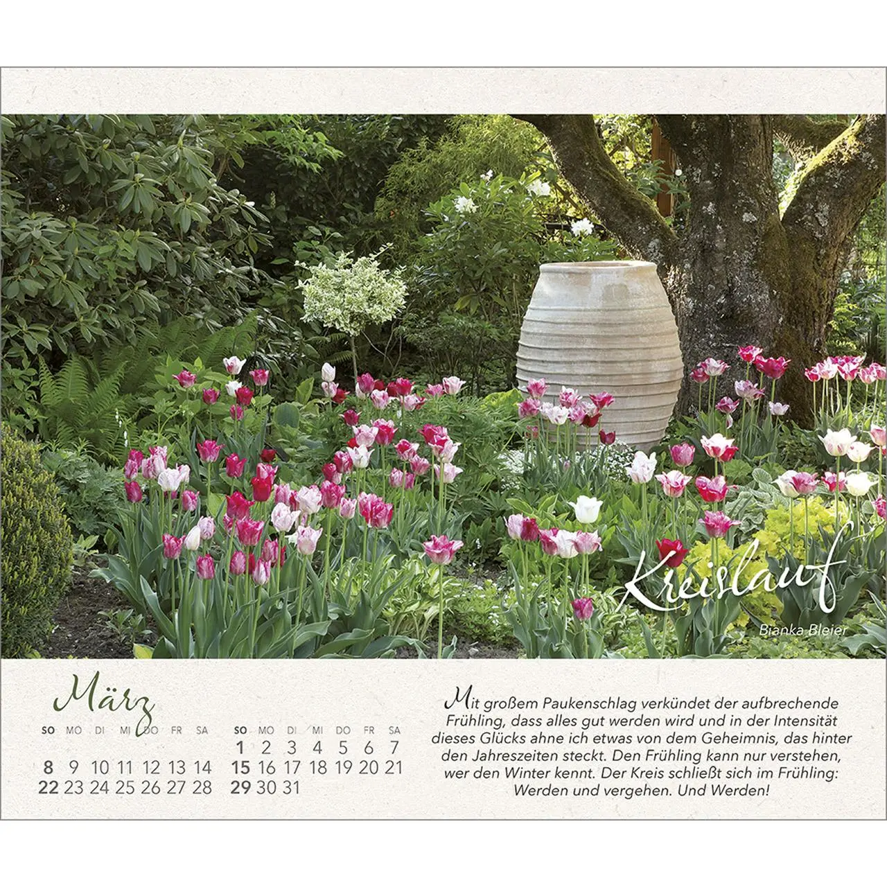 Bild: 9783754817360 | Wo Himmel und Erde sich zart berühren 2026 | Gartenkalender | Bleier