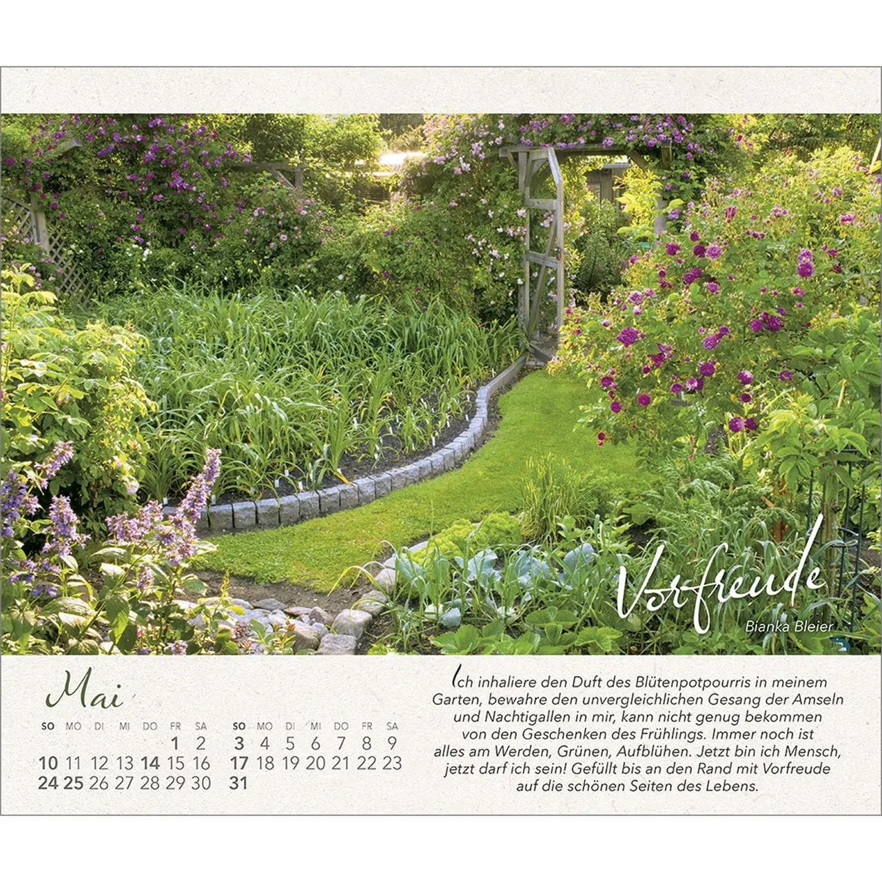 Bild: 9783754817360 | Wo Himmel und Erde sich zart berühren 2026 | Gartenkalender | Bleier