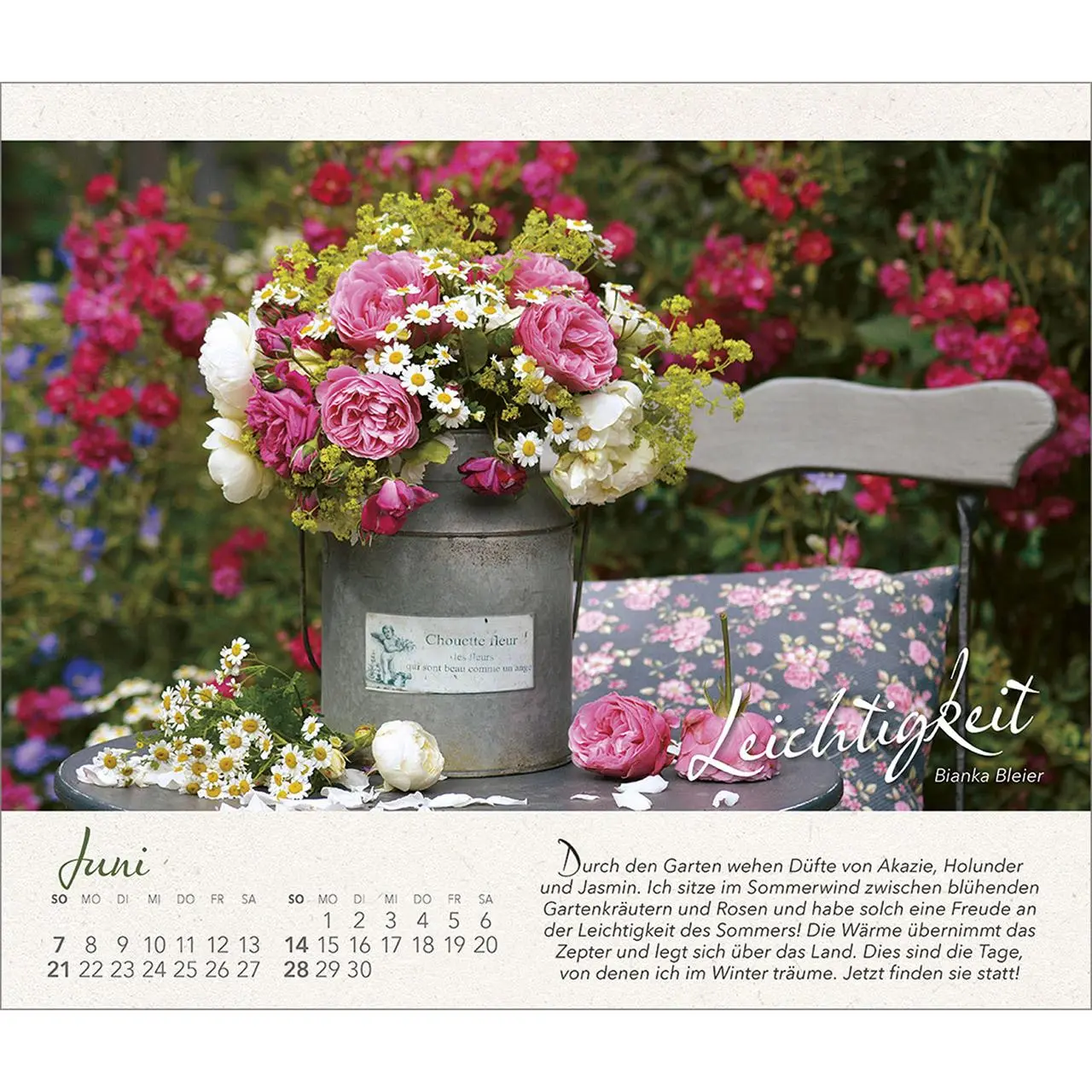 Bild: 9783754817360 | Wo Himmel und Erde sich zart berühren 2026 | Gartenkalender | Bleier