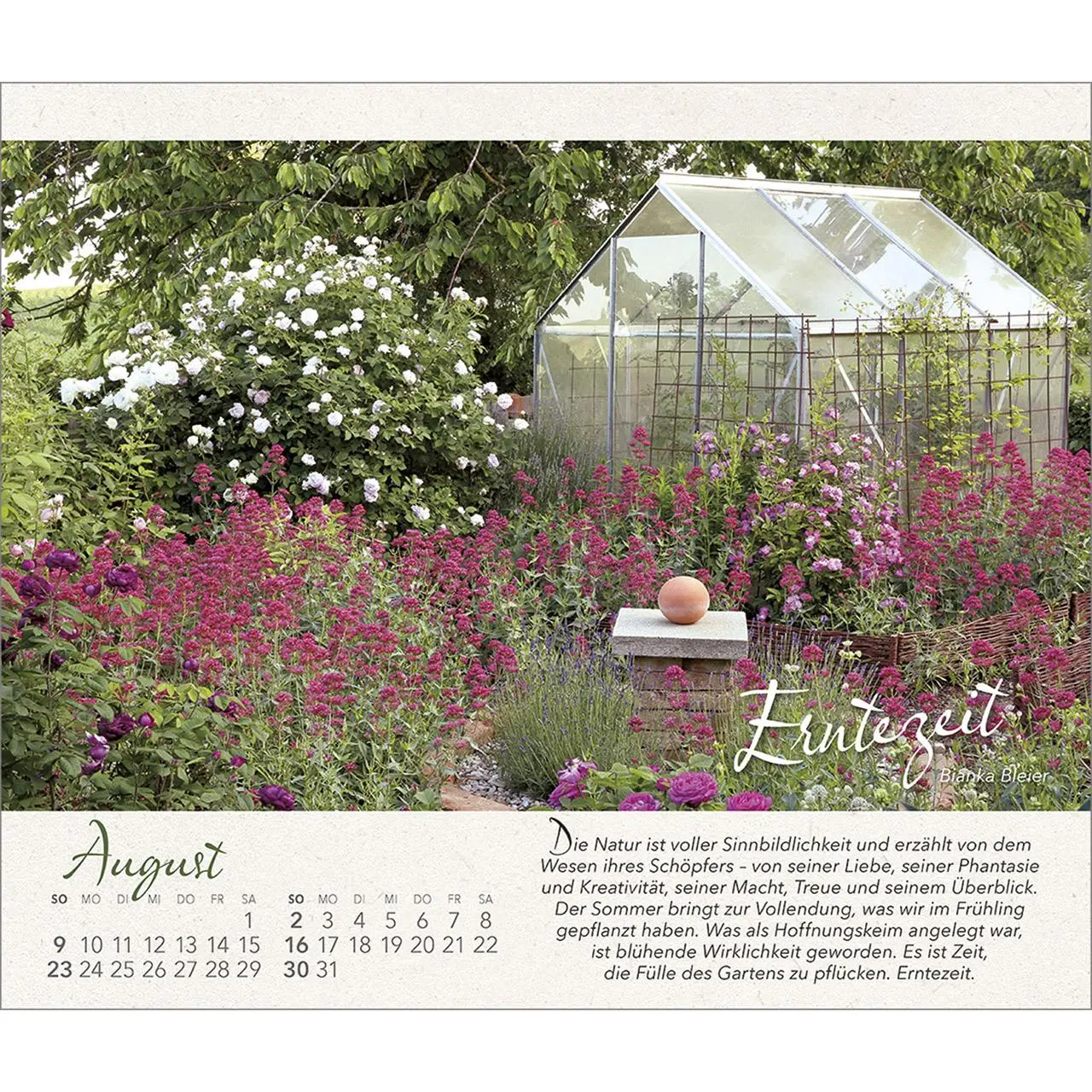 Bild: 9783754817360 | Wo Himmel und Erde sich zart berühren 2026 | Gartenkalender | Bleier