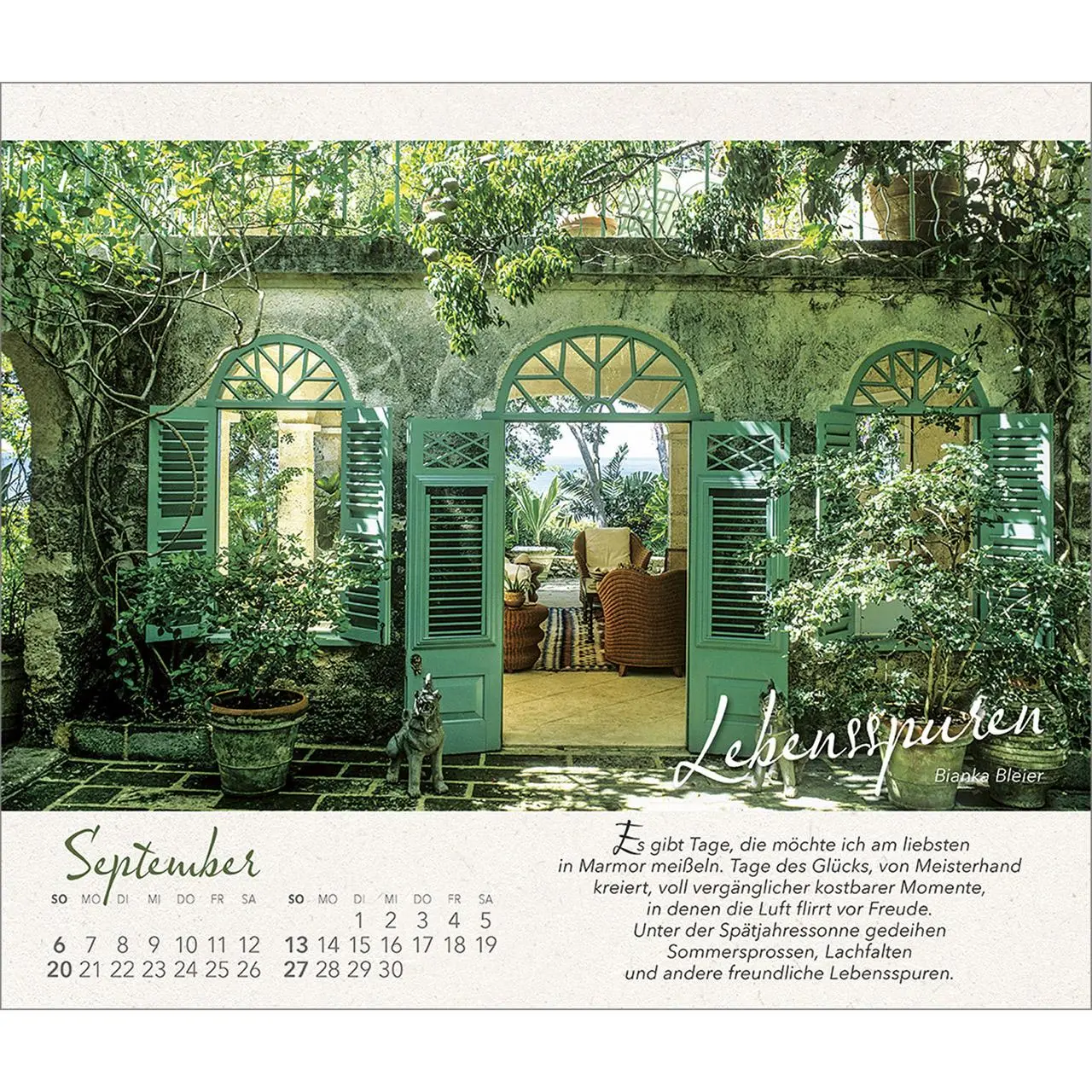 Bild: 9783754817360 | Wo Himmel und Erde sich zart berühren 2026 | Gartenkalender | Bleier