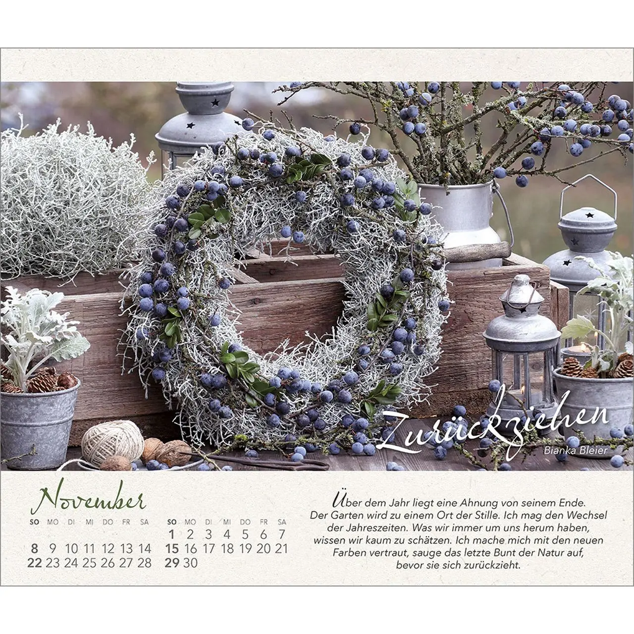 Bild: 9783754817360 | Wo Himmel und Erde sich zart berühren 2026 | Gartenkalender | Bleier