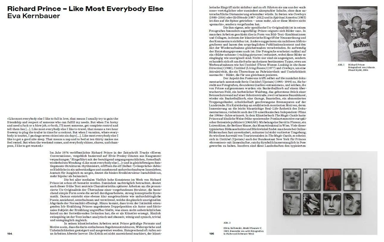 Bild: 9783777447360 | Richard Prince | Deutschsprachige Ausgabe | Walter Moser | Taschenbuch