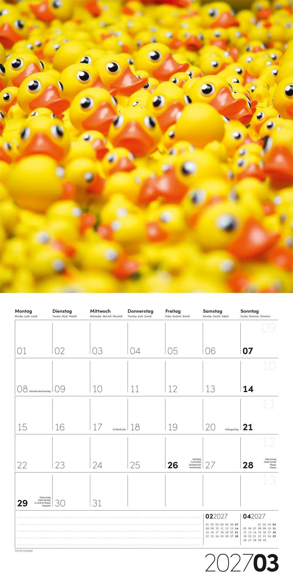 Bild: 9783838447360 | Die Farbe Gelb Kalender 2027 - 30x30 - Art12 | GmbH | Kalender | 28 S.