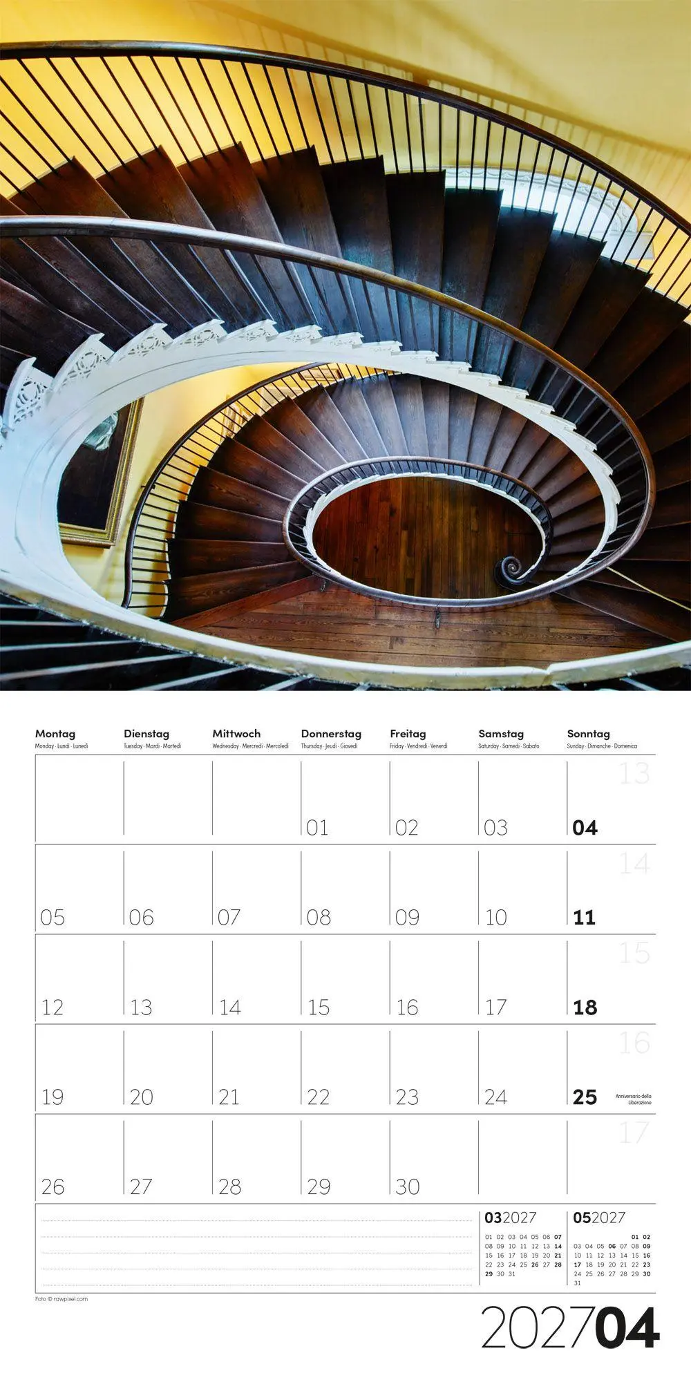 Bild: 9783838447360 | Die Farbe Gelb Kalender 2027 - 30x30 - Art12 | GmbH | Kalender | 28 S.