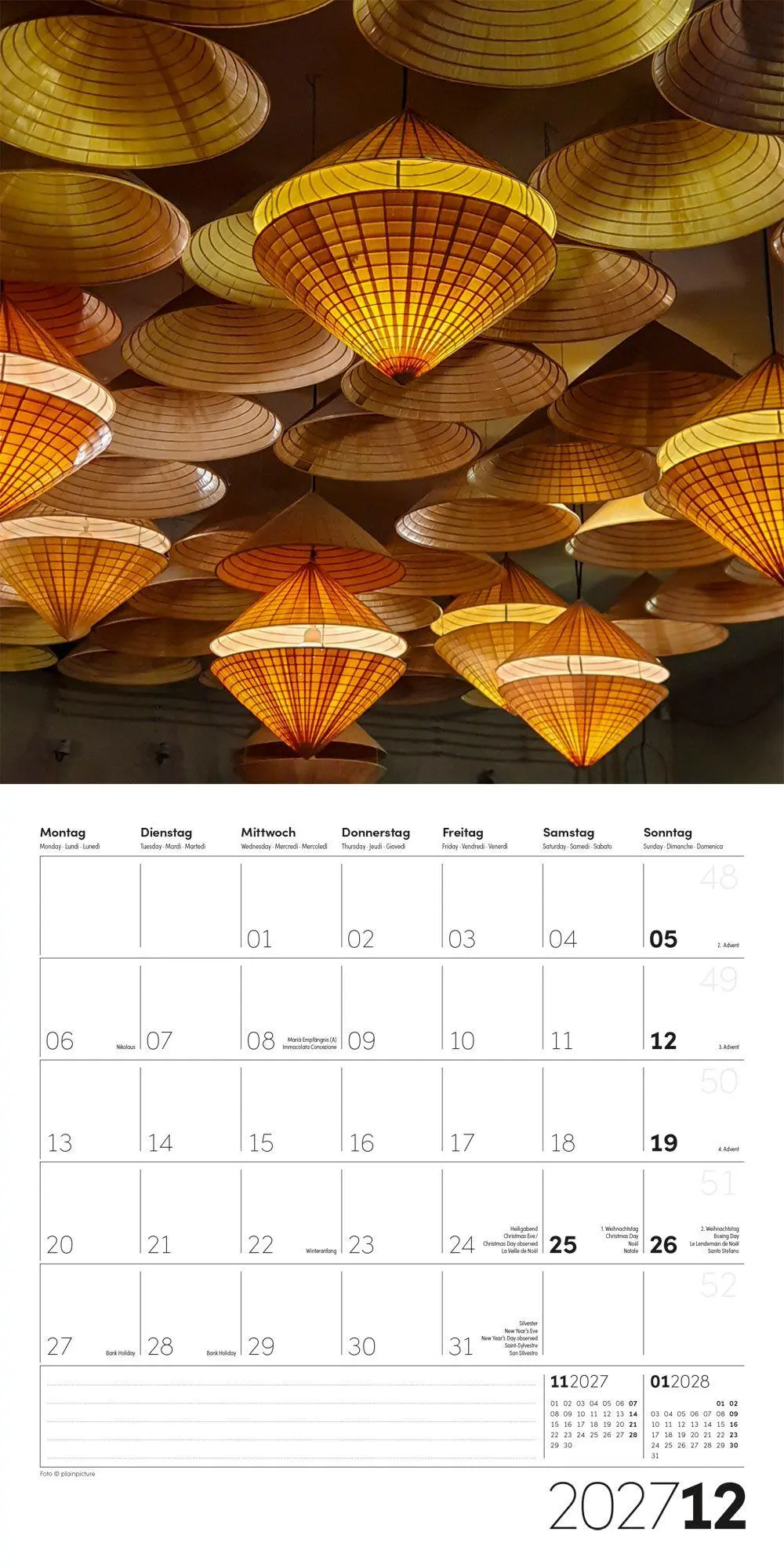 Bild: 9783838447360 | Die Farbe Gelb Kalender 2027 - 30x30 - Art12 | GmbH | Kalender | 28 S.