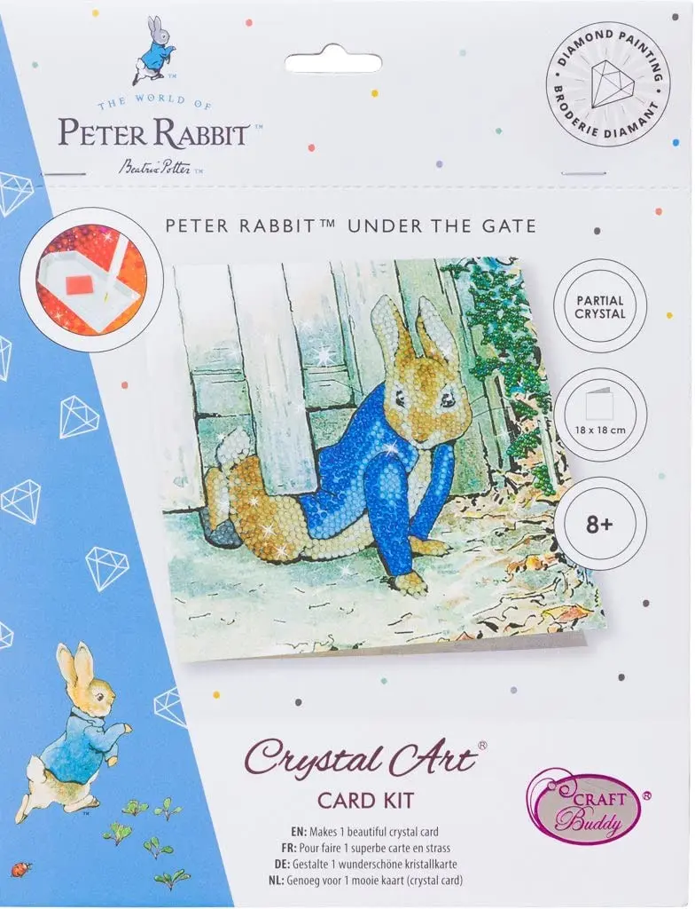 Cover: 5055865497460 | Craft Buddy CCK-PRBT06 - Crystal Art Cards, Peter Rabbit, Peter...
