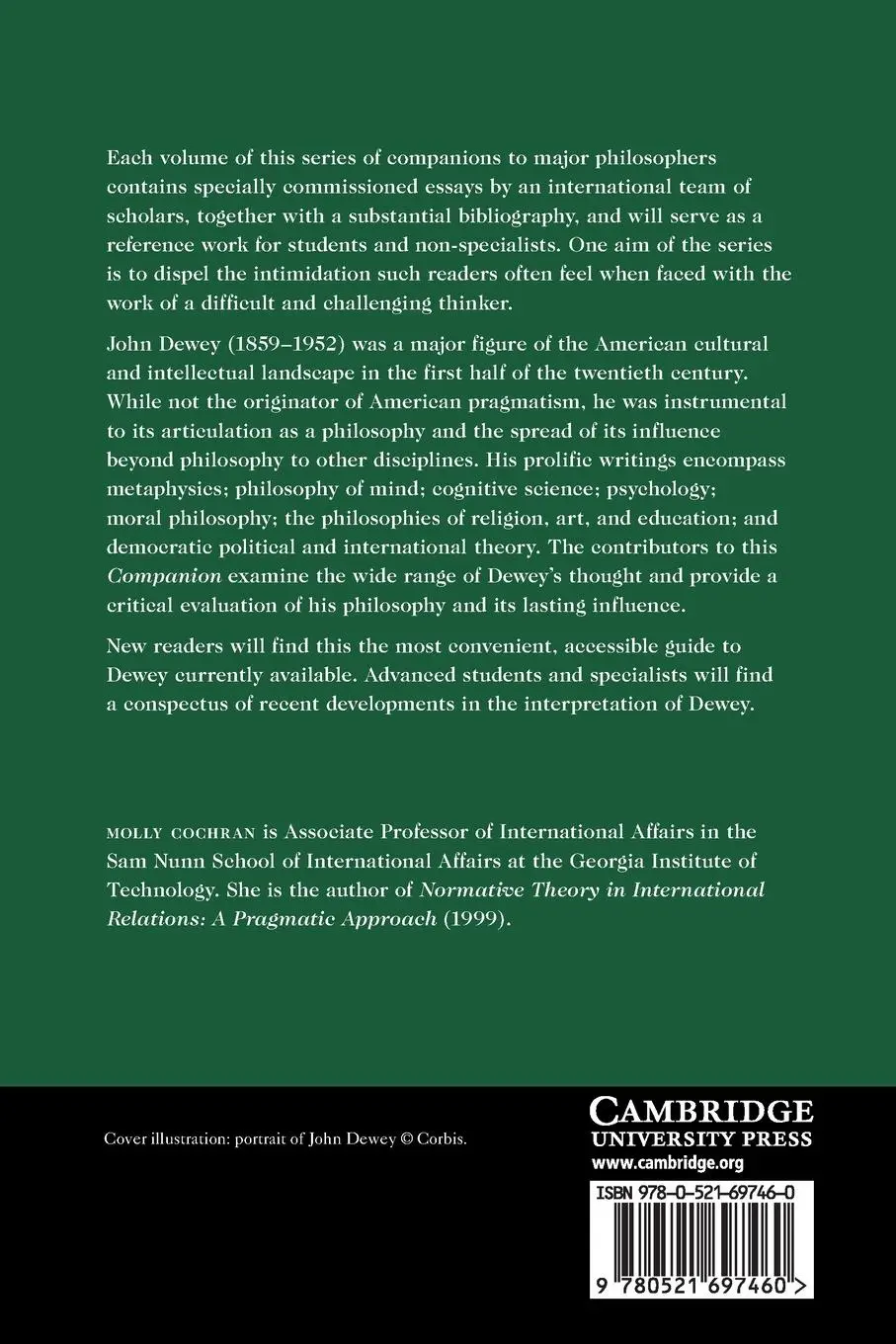 Rückseite: 9780521697460 | The Cambridge Companion to Dewey | Molly Cochran | Taschenbuch | 2010