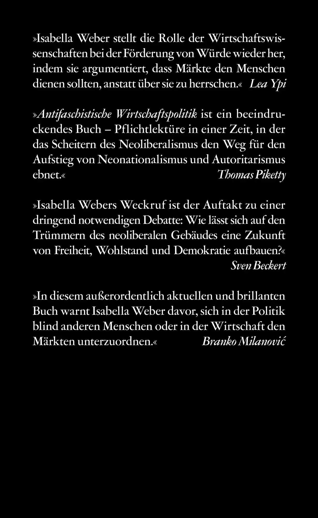 Bild: 9783518047460 | Antifaschistische Wirtschaftspolitik | Isabella M. Weber | Taschenbuch