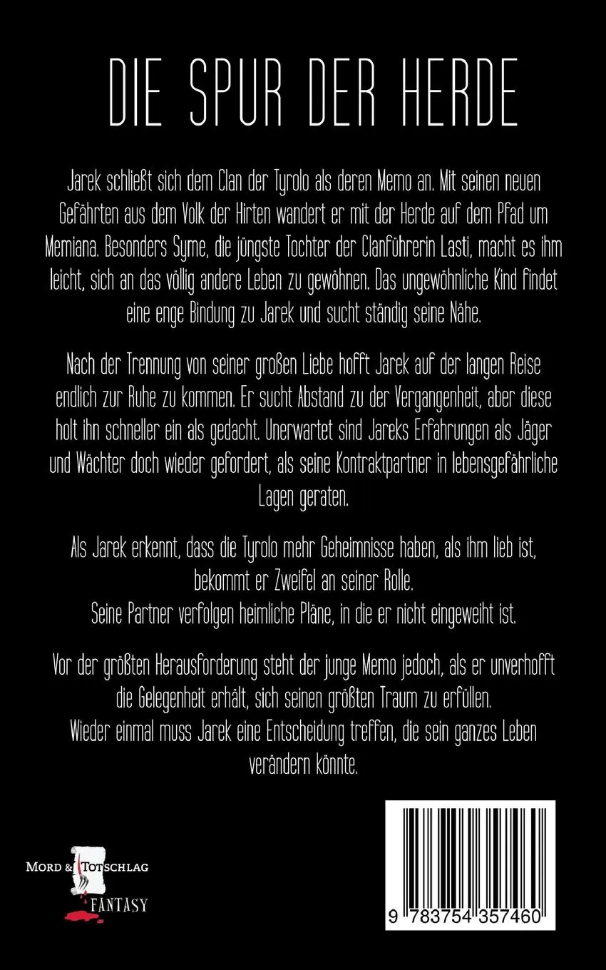 Rückseite: 9783754357460 | Memiana 3 - Die Spur der Herde | Matthias Herbert | Taschenbuch | 2021