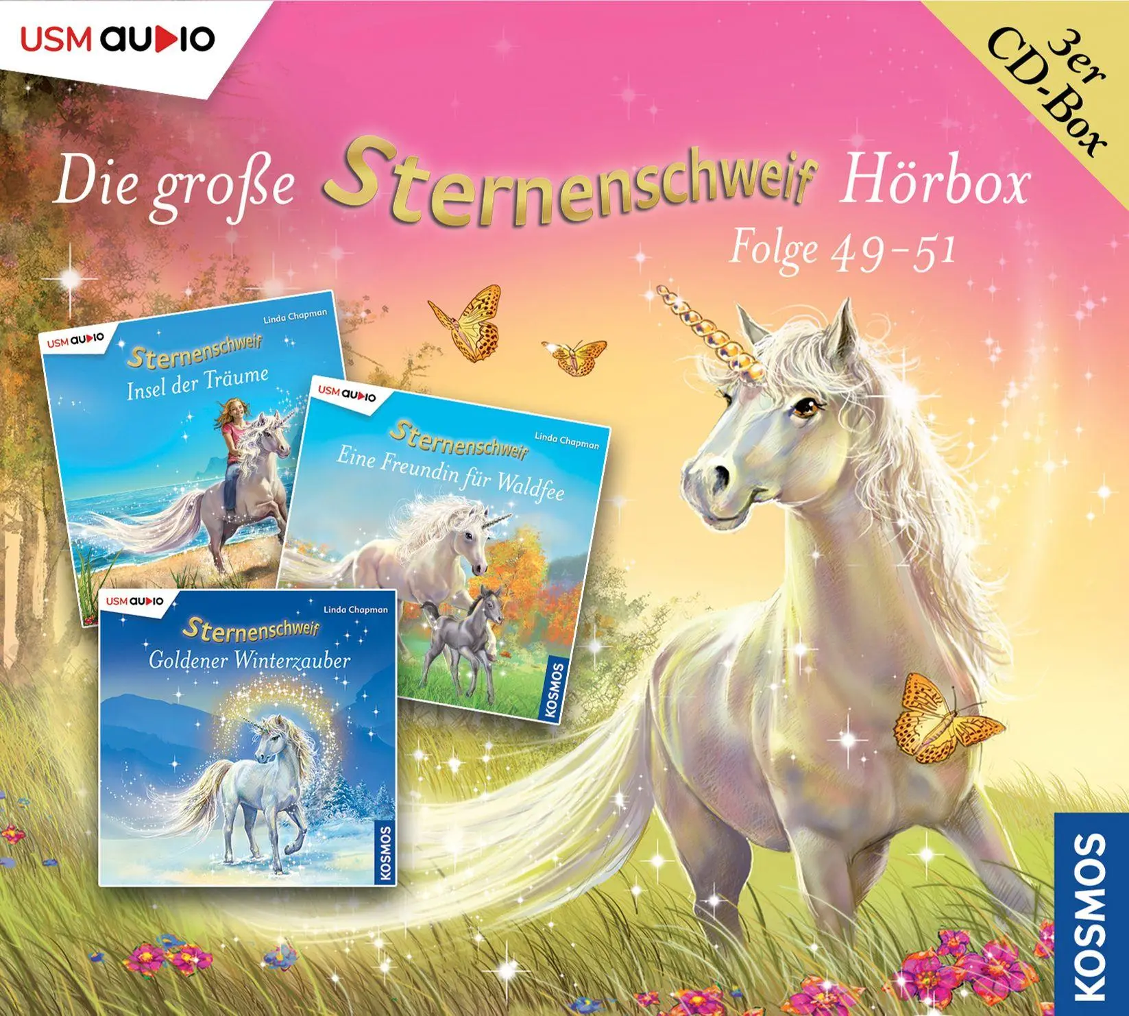 Cover: 9783803237460 | Die große Sternenschweif Hörbox Folgen 49-51 (3 Audio CDs) | Chapman