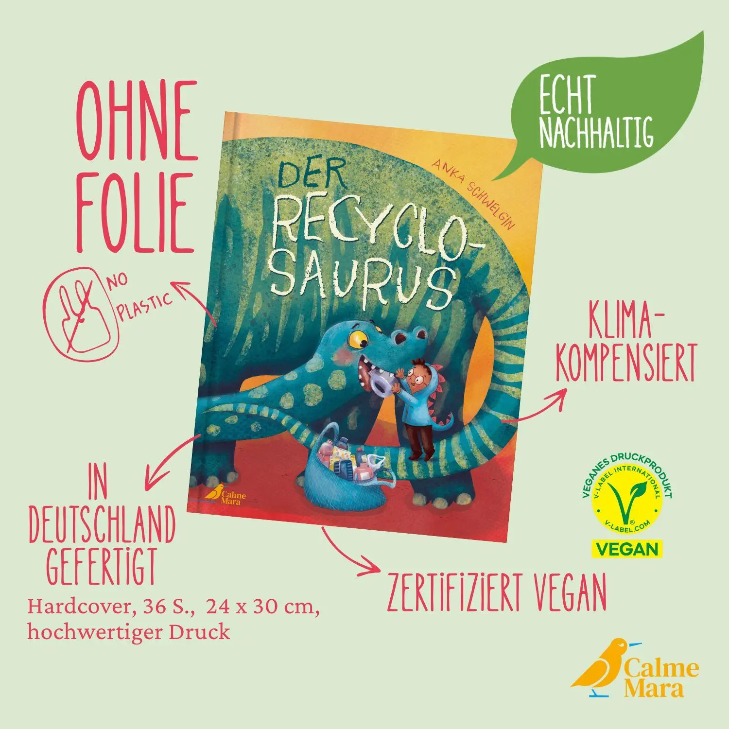 Bild: 9783948877460 | Der Recyclosaurus | Anka Schwelgin | Buch | 36 S. | Deutsch | 2024