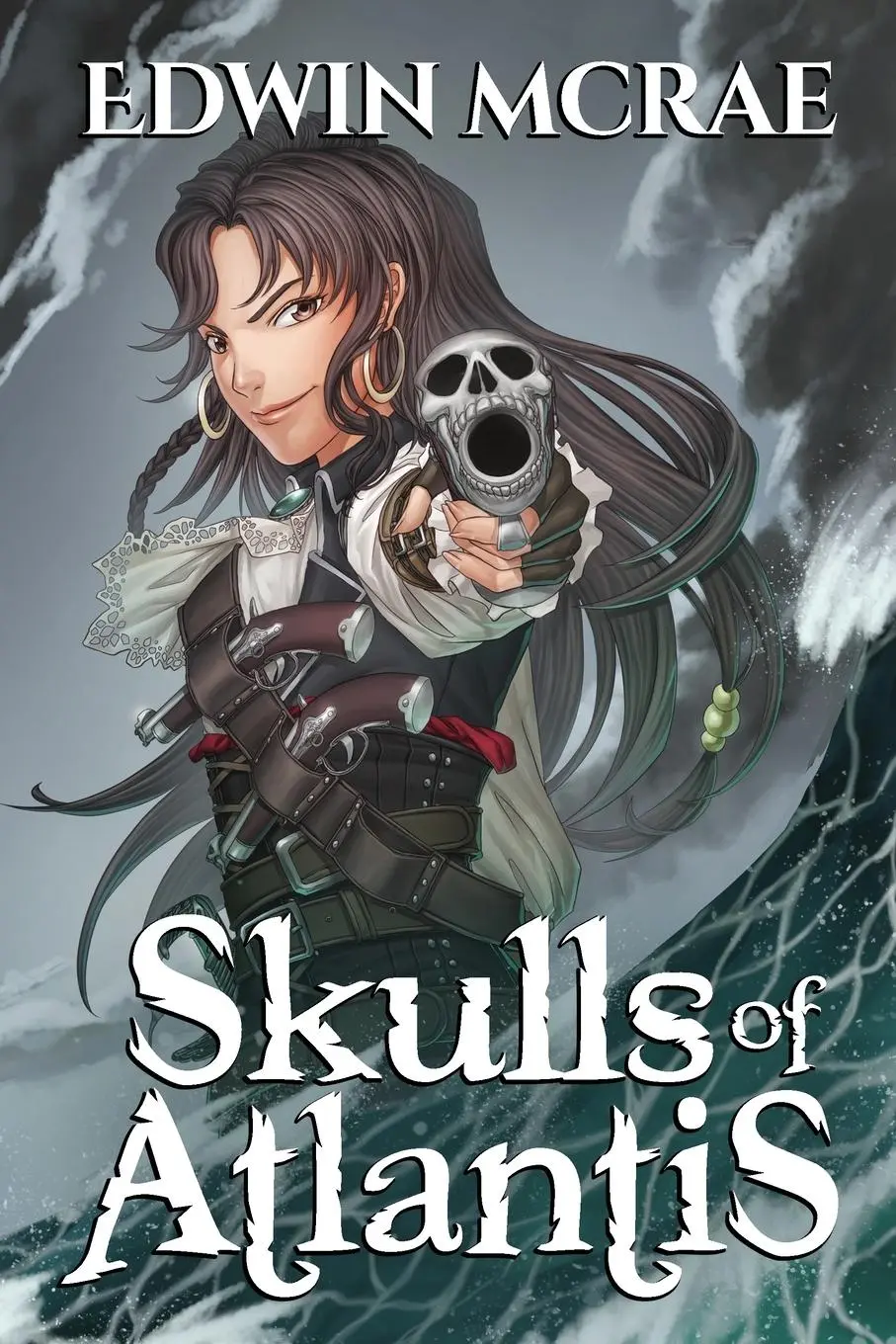 Cover: 9780473487560 | Skulls of Atlantis | A Gamelit Pirate Adventure | Edwin McRae | Buch