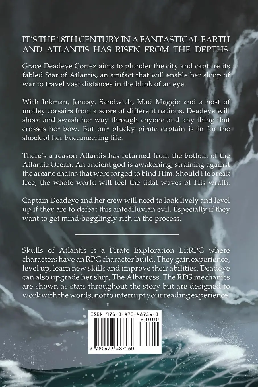 Rückseite: 9780473487560 | Skulls of Atlantis | A Gamelit Pirate Adventure | Edwin McRae | Buch