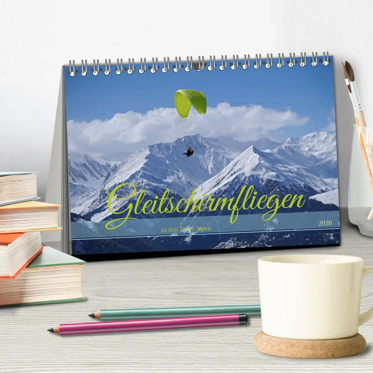 Bild: 9783457417560 | Gleitschirmfliegen in den Tuxer Alpen (Tischkalender 2026 DIN A5...