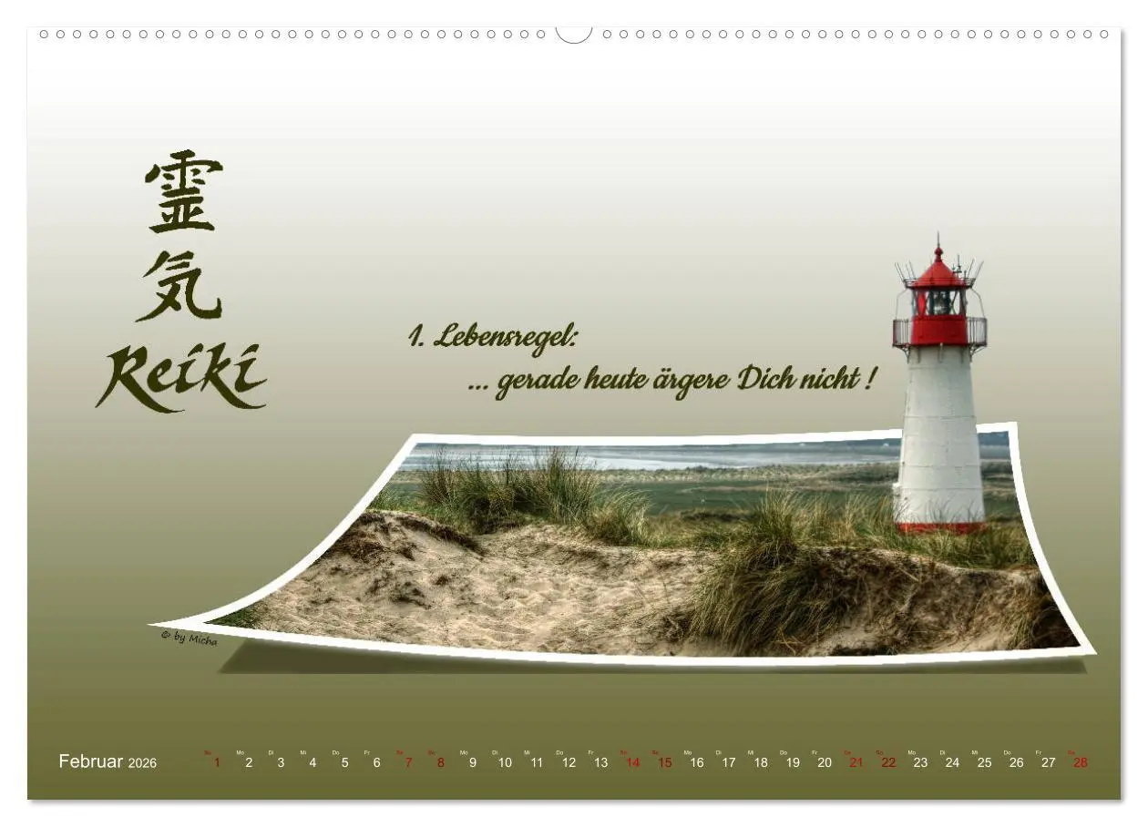 Bild: 9783457727560 | REIKI - Chakren und Lebensregeln (hochwertiger Premium Wandkalender...