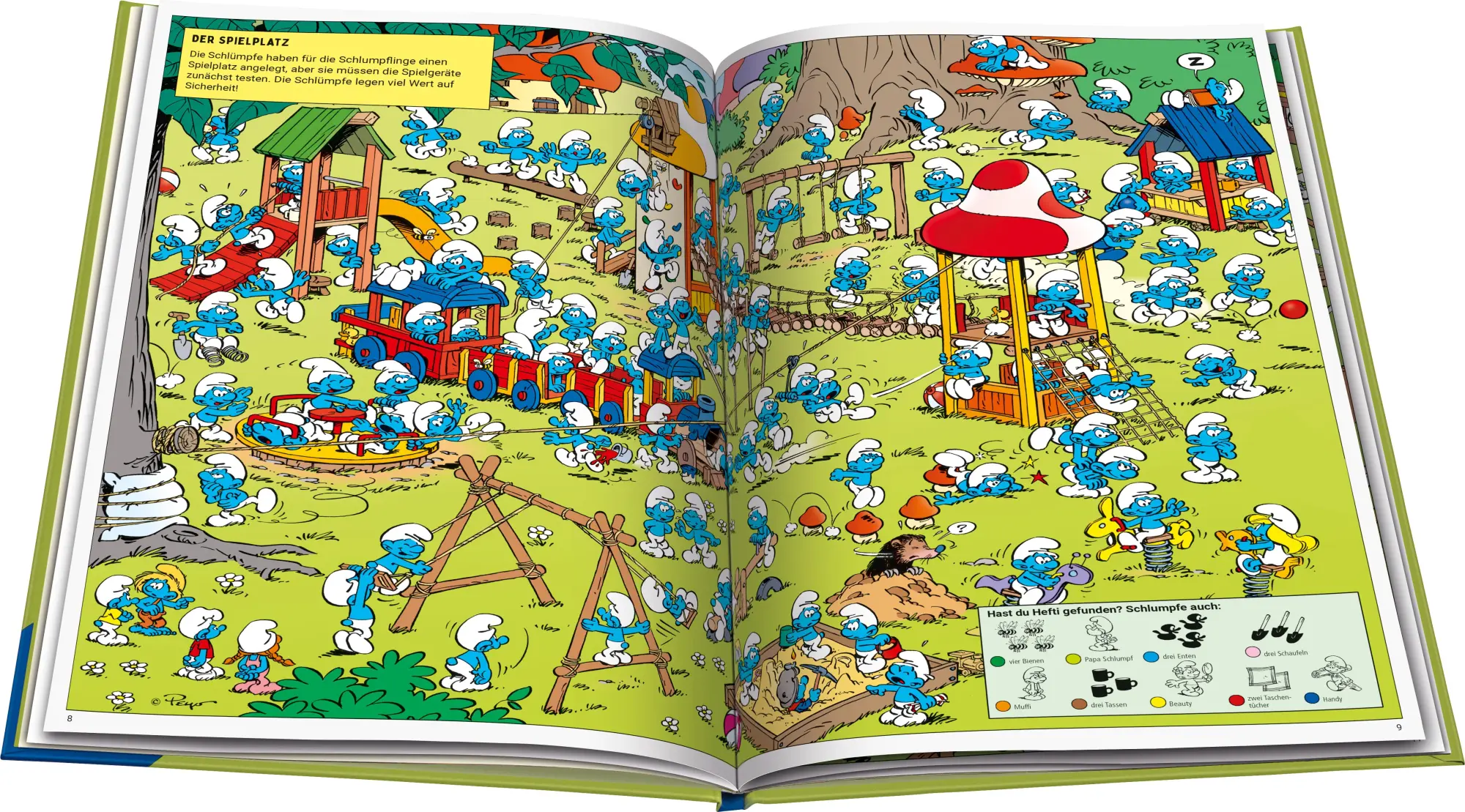 Bild: 9783473497560 | Die Schlümpfe - Das große Wimmelbuch | IMPS | Buch | 40 S. | Deutsch