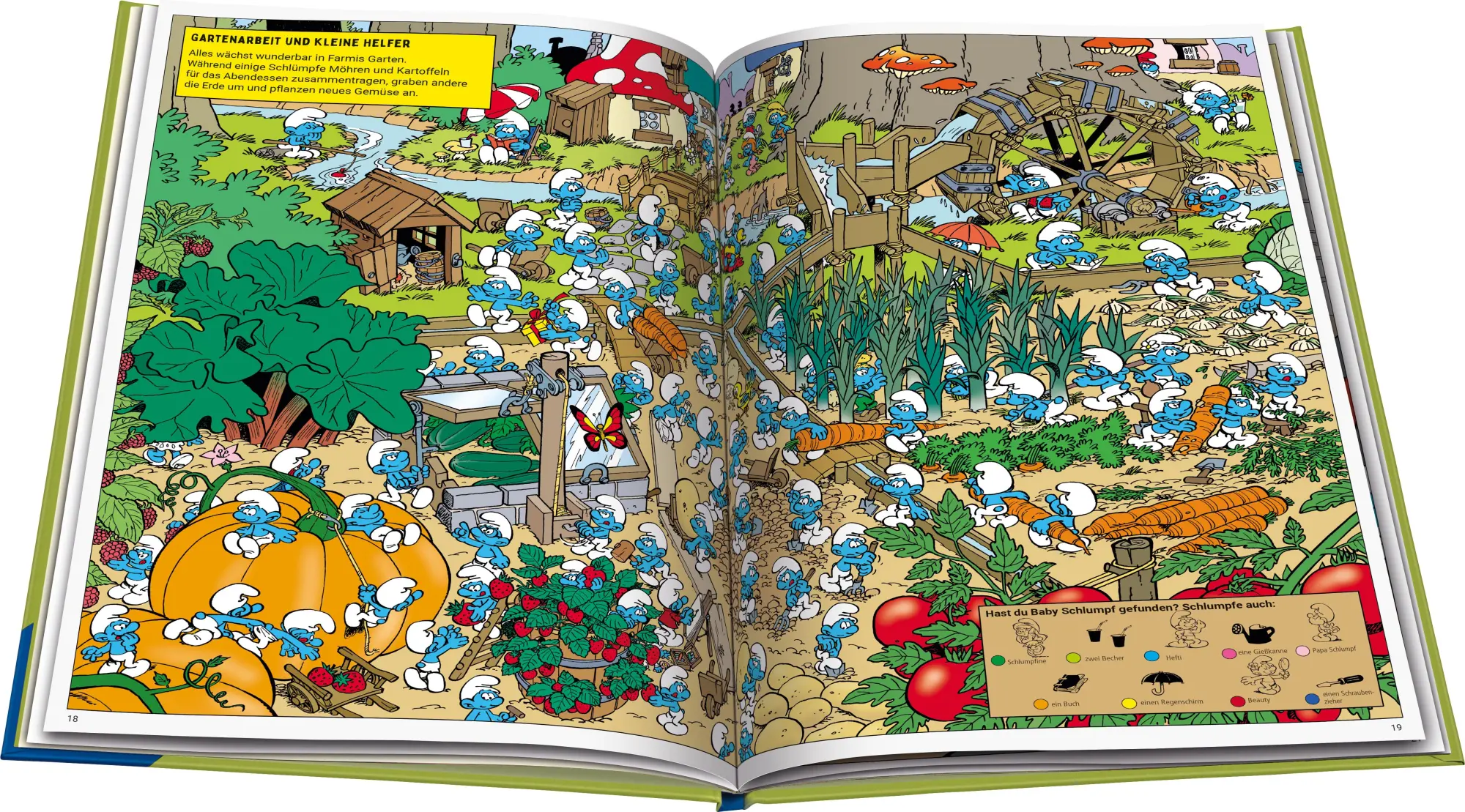 Bild: 9783473497560 | Die Schlümpfe - Das große Wimmelbuch | IMPS | Buch | 40 S. | Deutsch