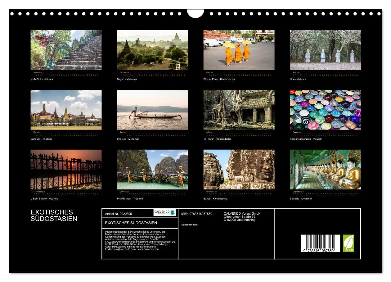 Bild: 9783516057560 | EXOTISCHES SÜDOSTASIEN (Wandkalender 2026 DIN A3 quer), CALVENDO...