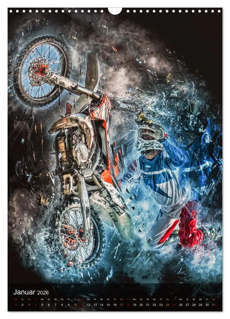 Bild: 9783516367560 | Motocross - einfach faszinierend (Wandkalender 2026 DIN A3 hoch),...