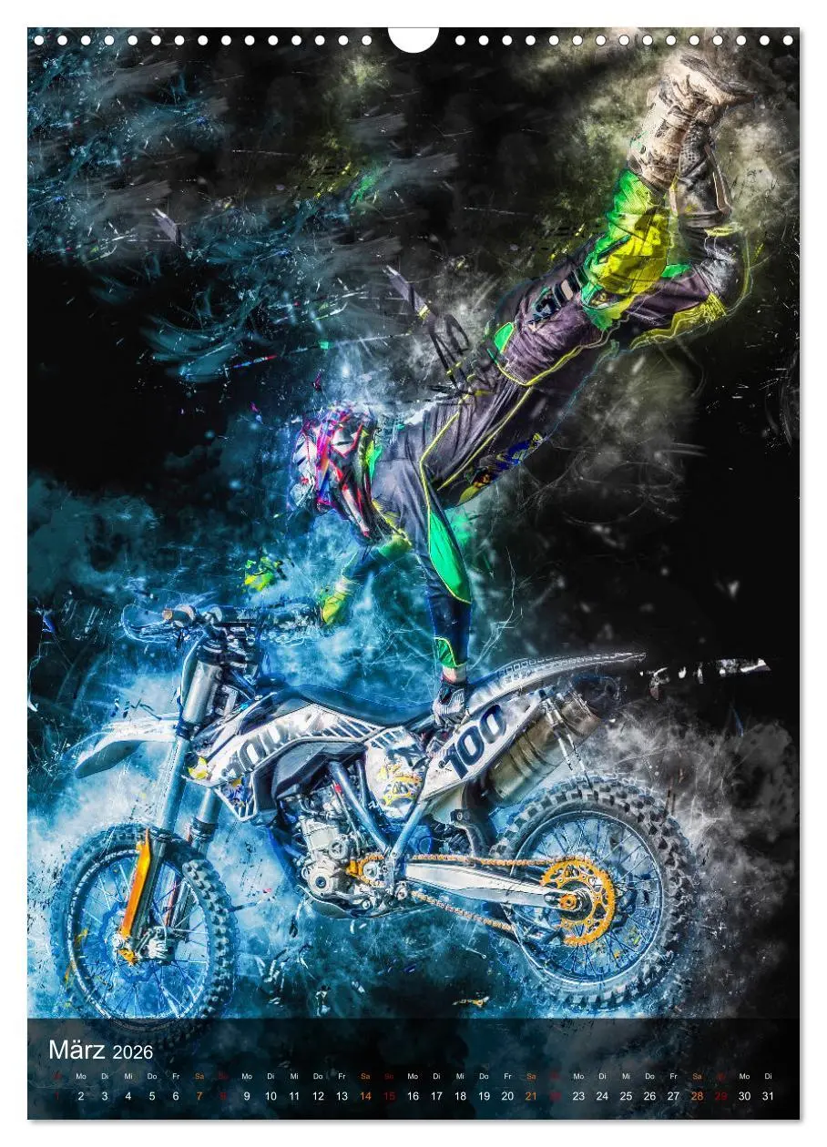 Bild: 9783516367560 | Motocross - einfach faszinierend (Wandkalender 2026 DIN A3 hoch),...