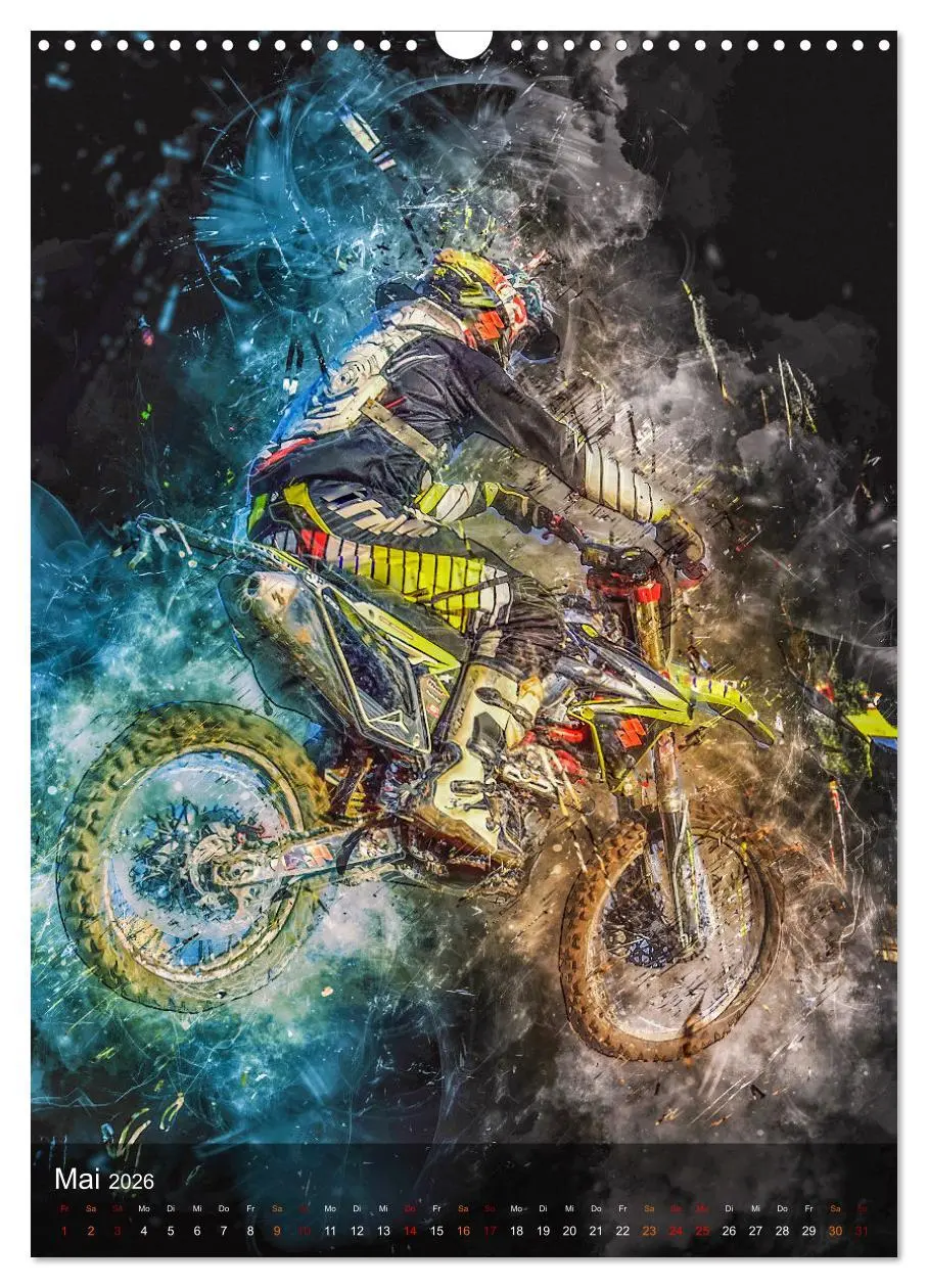 Bild: 9783516367560 | Motocross - einfach faszinierend (Wandkalender 2026 DIN A3 hoch),...