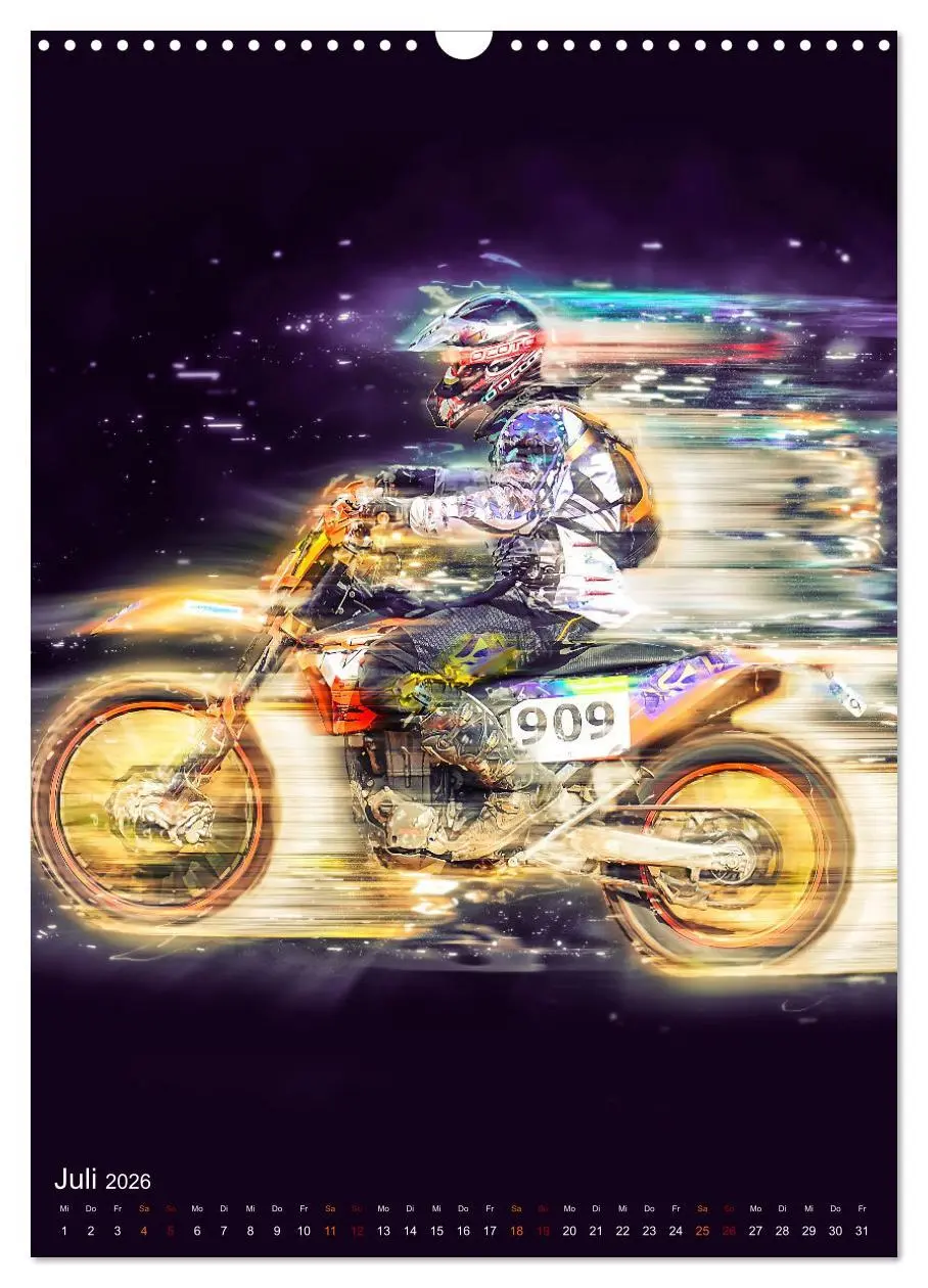 Bild: 9783516367560 | Motocross - einfach faszinierend (Wandkalender 2026 DIN A3 hoch),...