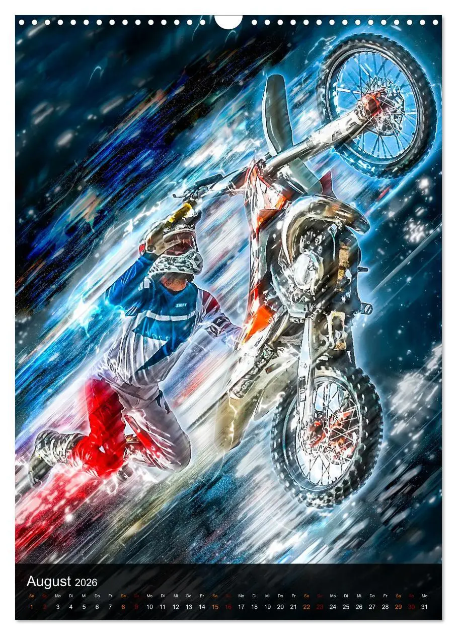 Bild: 9783516367560 | Motocross - einfach faszinierend (Wandkalender 2026 DIN A3 hoch),...