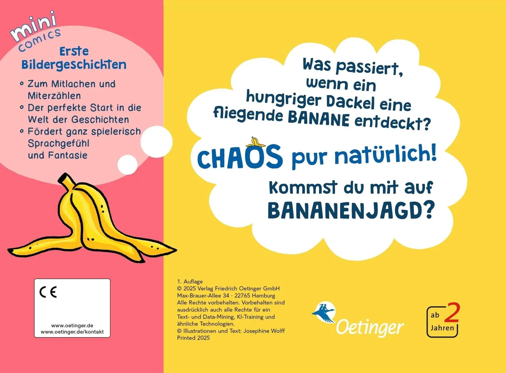 Rückseite: 9783751207560 | Mini Comics. Als der Dackel die Banane sah ... | Phine Wolff | Buch