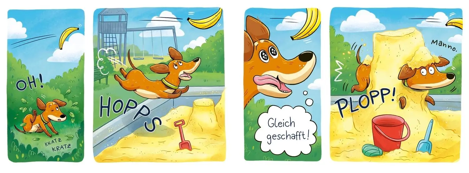 Bild: 9783751207560 | Mini Comics. Als der Dackel die Banane sah ... | Phine Wolff | Buch