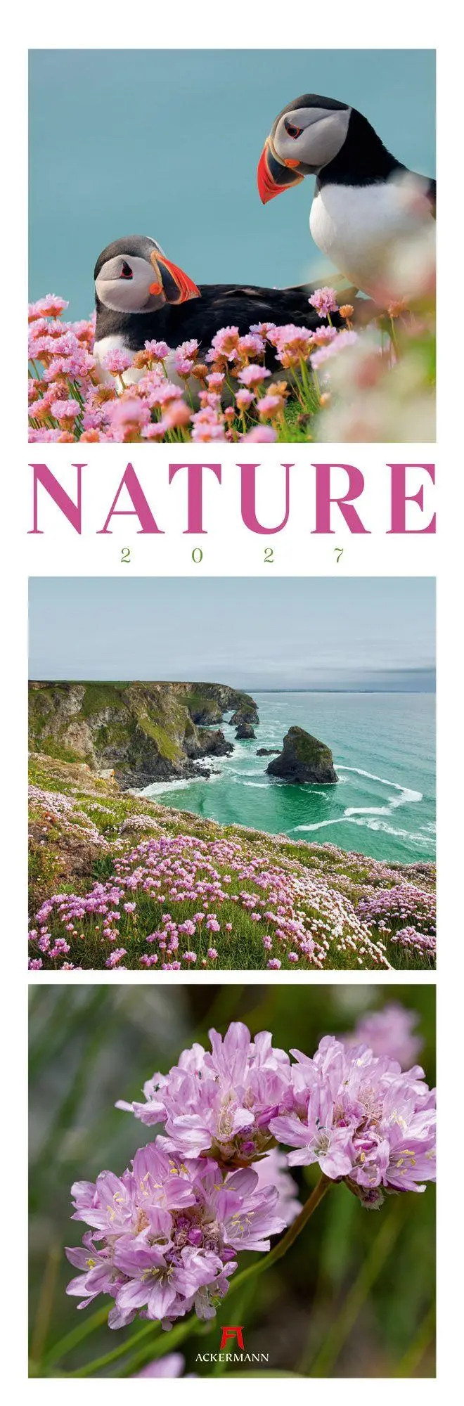 Cover: 9783838427560 | Nature Triplet-Kalender 2027 | Ackermann Kunstverlag GmbH | Kalender