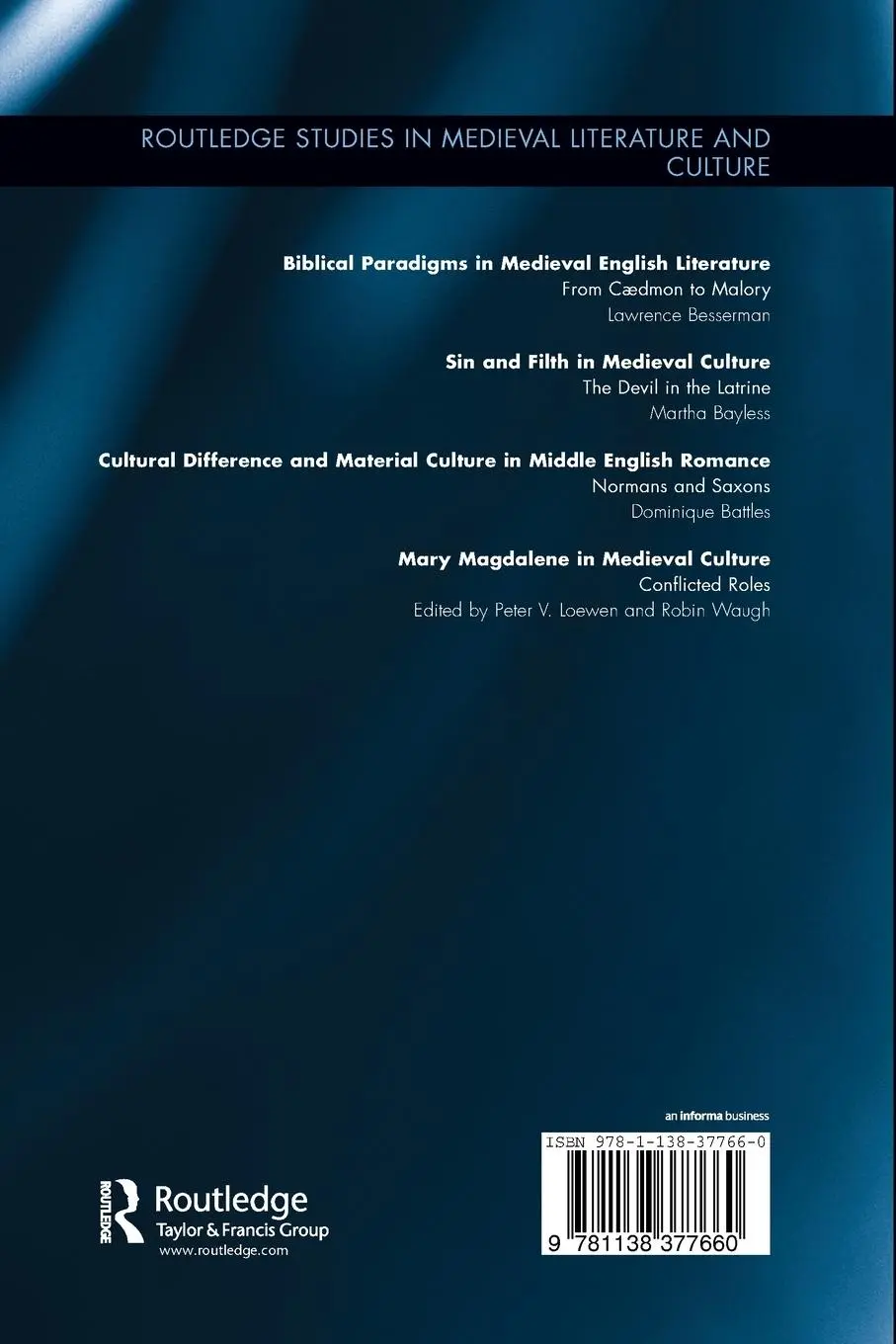 Rückseite: 9781138377660 | Mary Magdalene in Medieval Culture | Conflicted Roles | Loewen (u. a.)