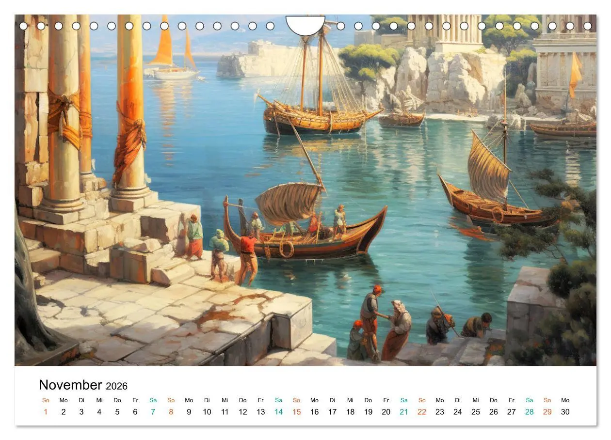 Bild: 9783457337660 | Szenen aus dem Antiken Griechenland (Wandkalender 2026 DIN A4...