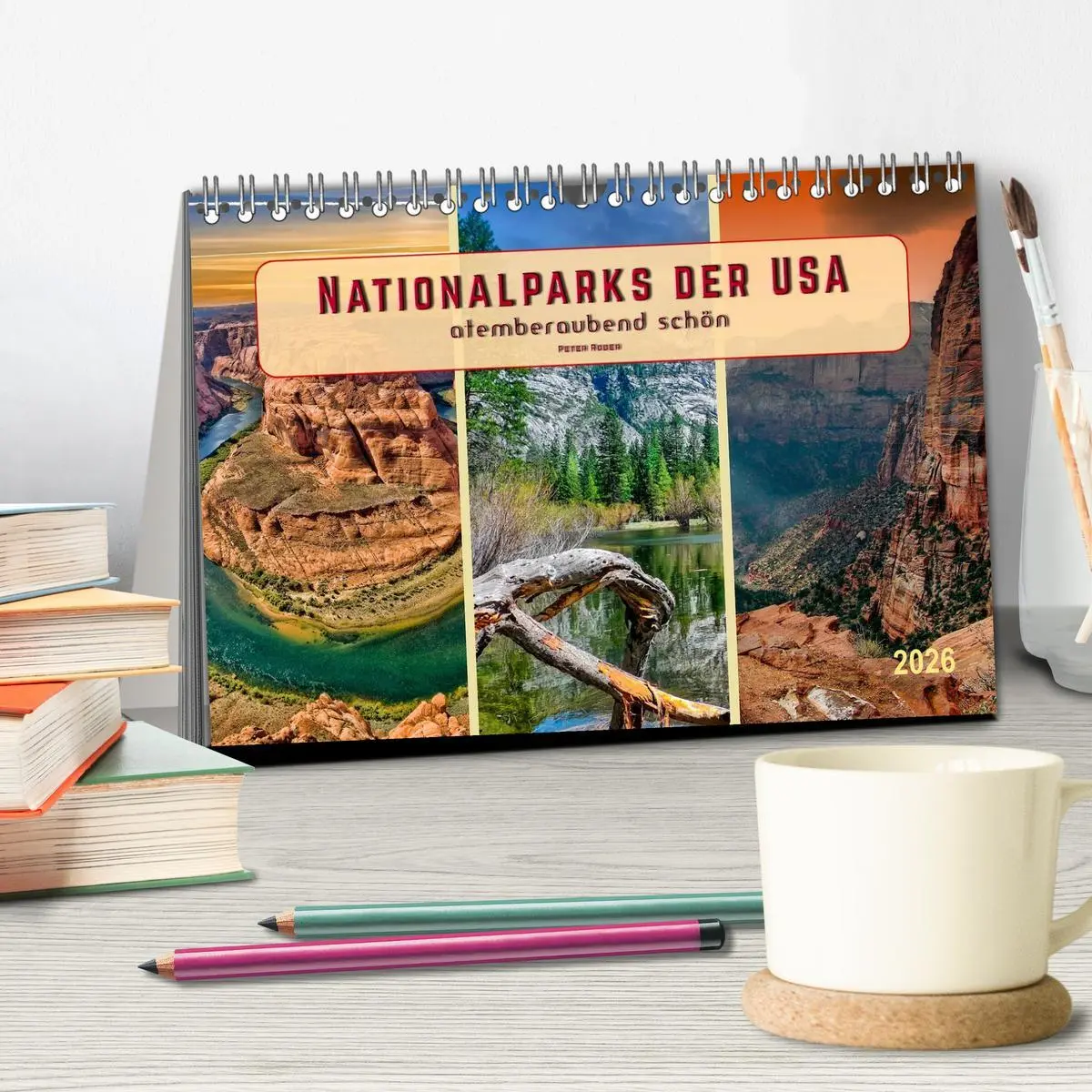 Bild: 9783457957660 | Nationalparks der USA - atemberaubend schön (Tischkalender 2026 DIN...