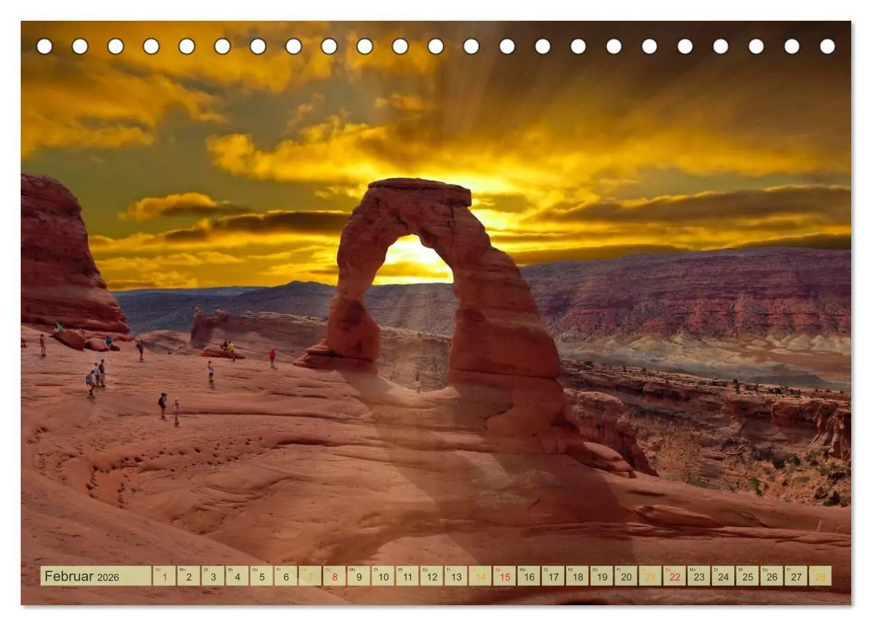 Bild: 9783457957660 | Nationalparks der USA - atemberaubend schön (Tischkalender 2026 DIN...