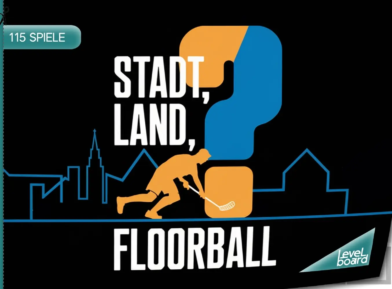 Cover: 9783693197660 | Stadt, Land, Floorball - 115 Spielblöcke | levelBoard Spiele | Buch