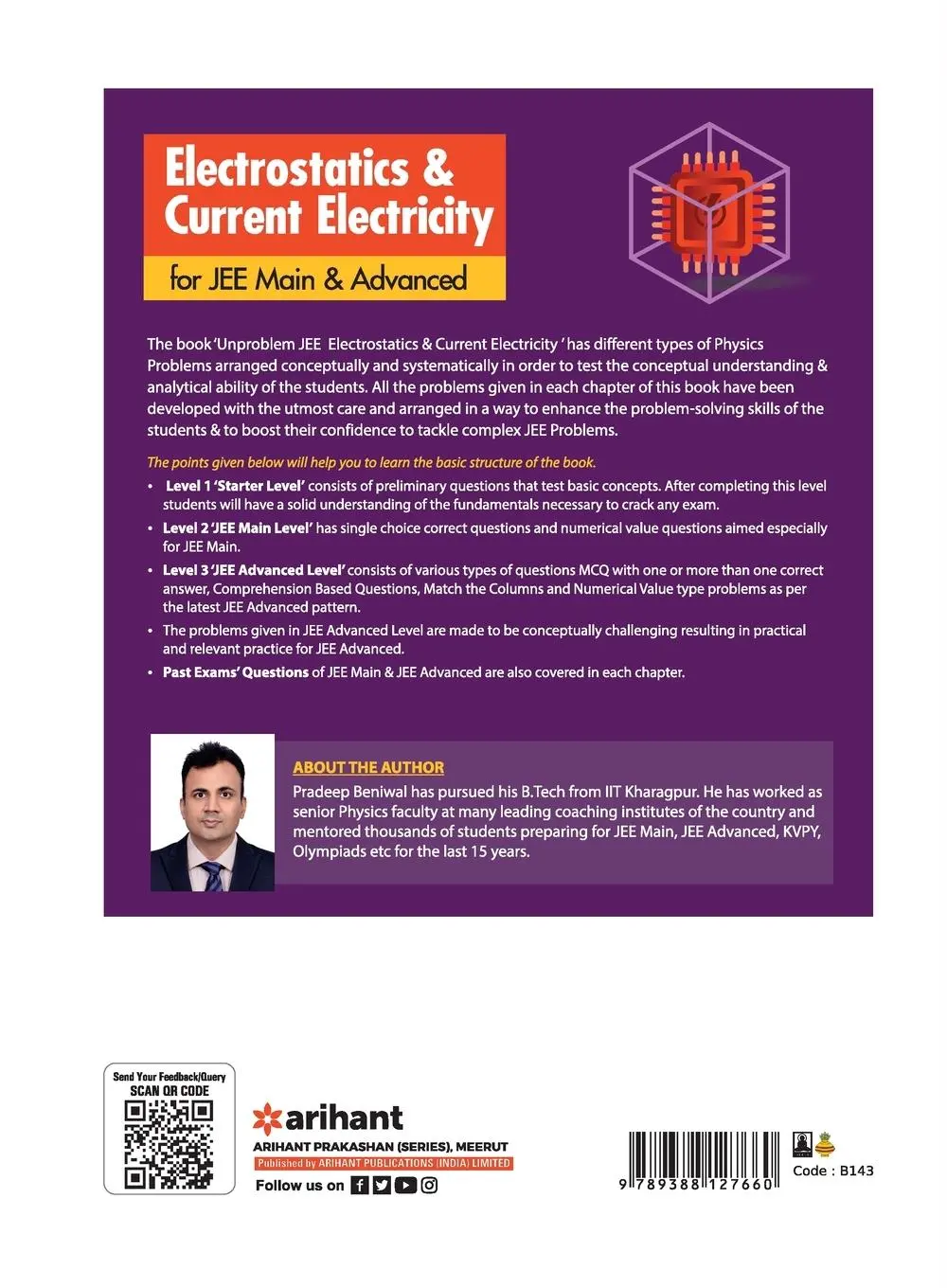 Rückseite: 9789388127660 | Unproblem JEE Electrostatics &amp; Current Electricity JEE Mains &amp;...