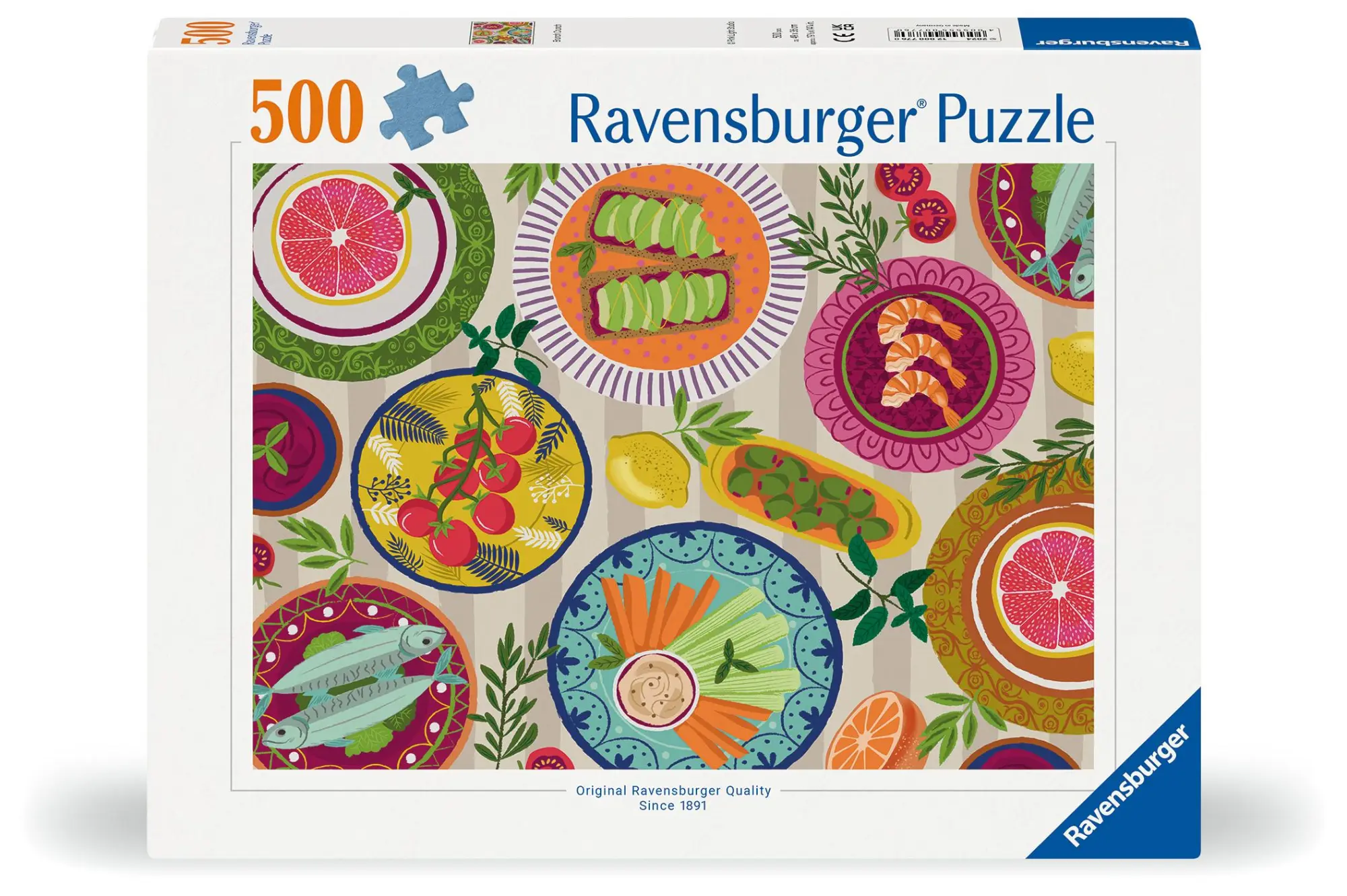 Cover: 4005555007760 | Erwachsenenpuzzle 500 Teile - Leckeres Picknick | Spiel | 12000776