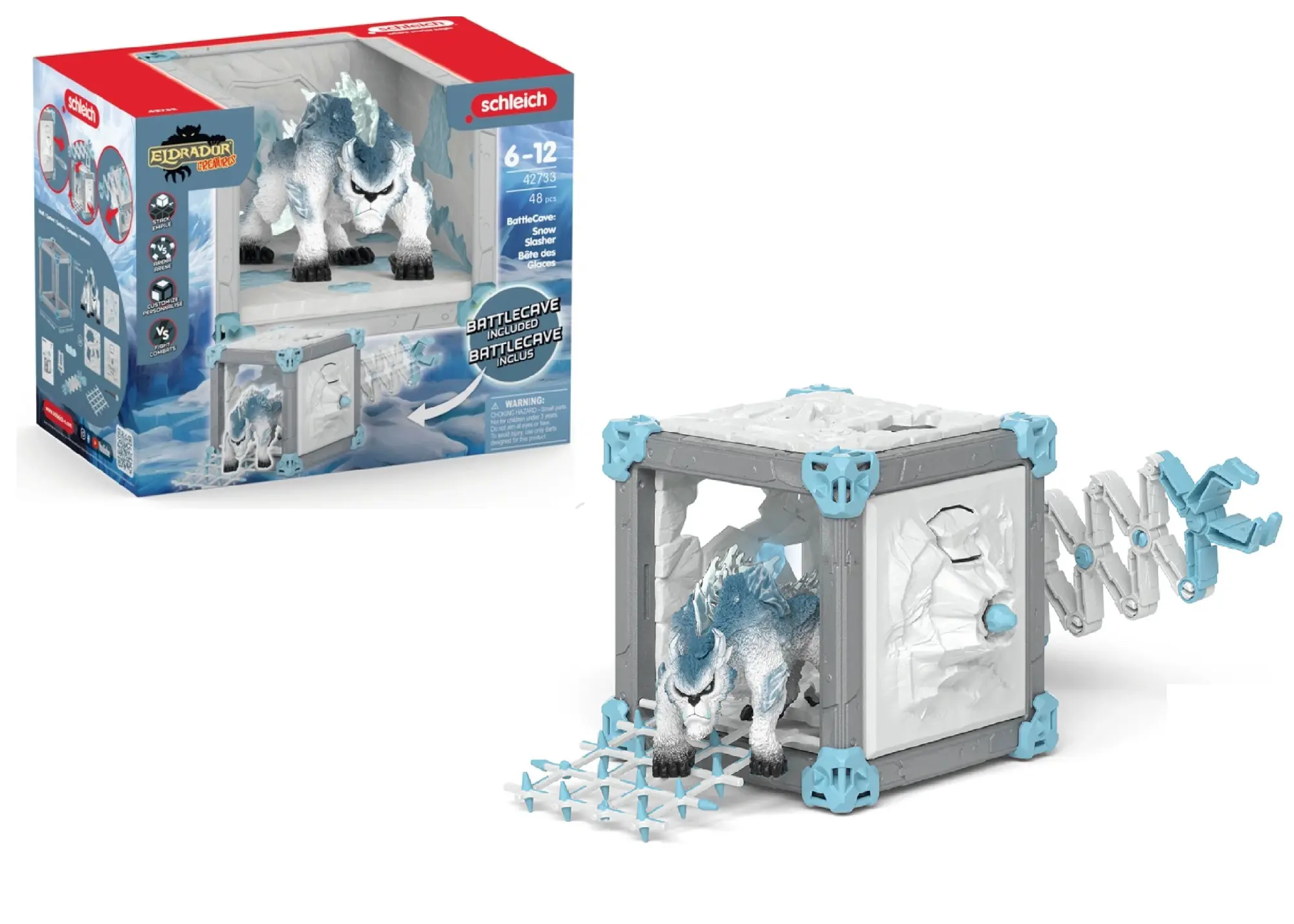 Cover: 4069111027760 | Schleich 42733 - Eldrador Creatures, BattleCave Schneeschlitzer,...