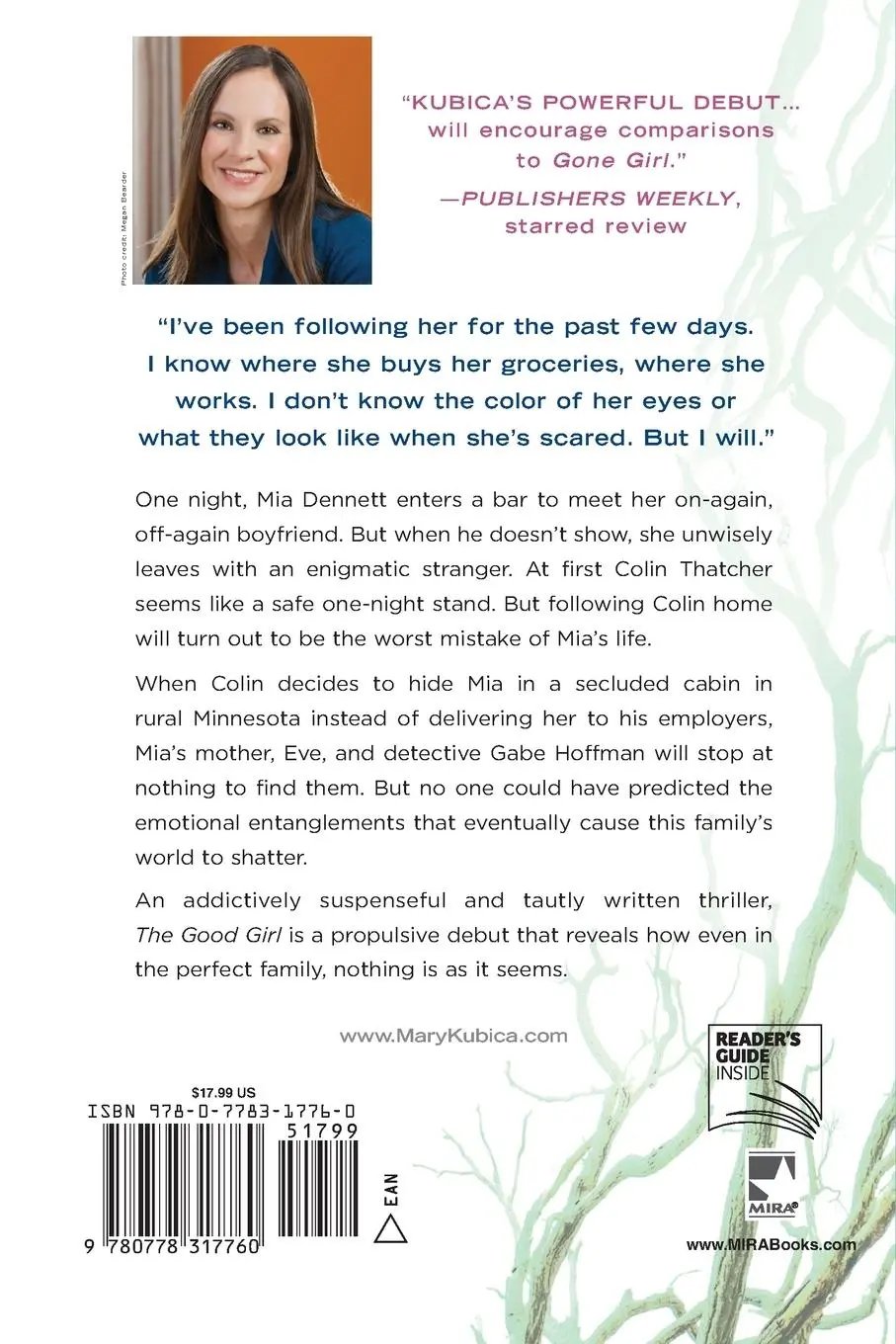 Rückseite: 9780778317760 | The Good Girl | Mary Kubica | Taschenbuch | Kartoniert / Broschiert