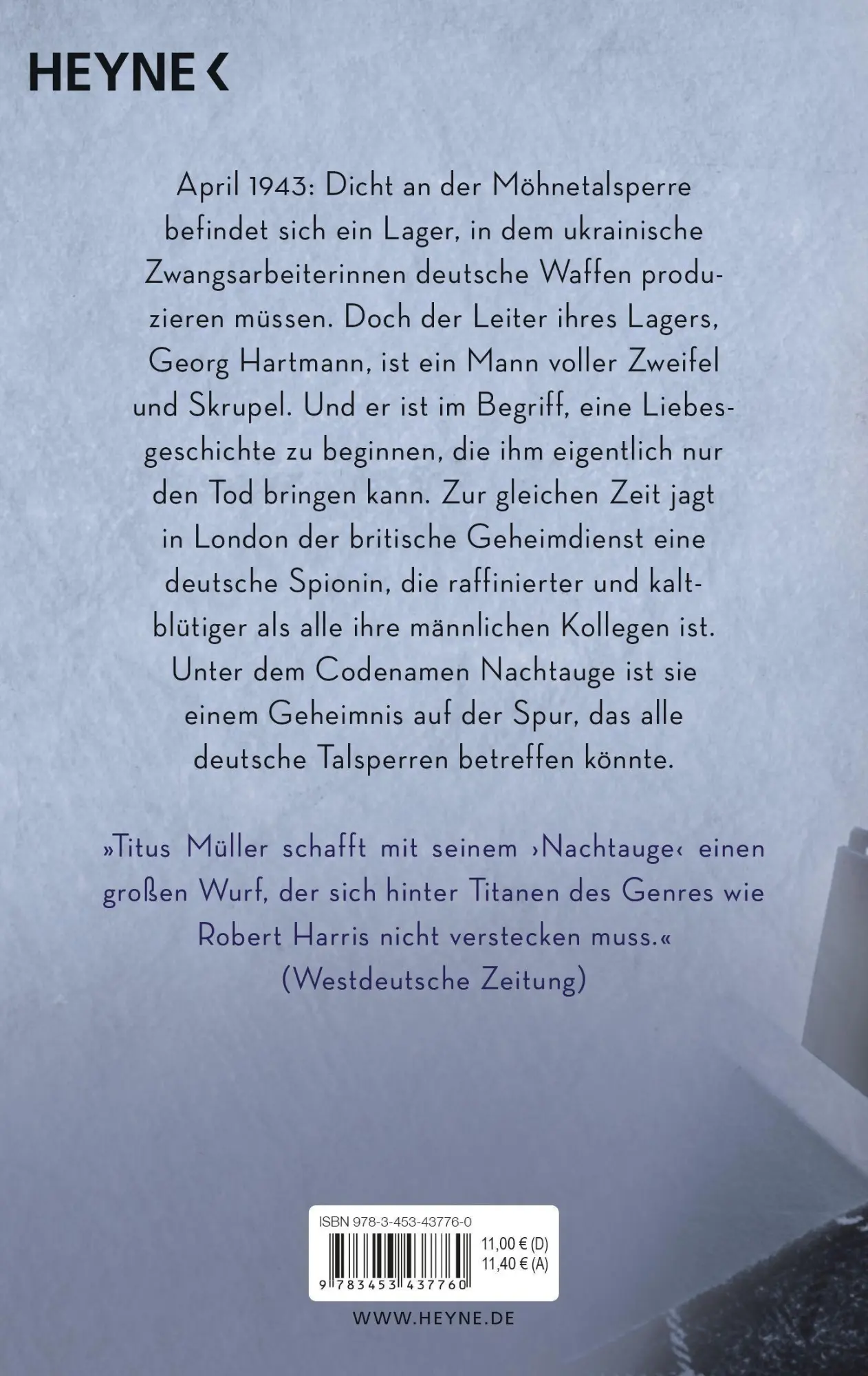 Bild: 9783453437760 | Nachtauge | Titus Müller | Taschenbuch | 480 S. | Deutsch | 2014