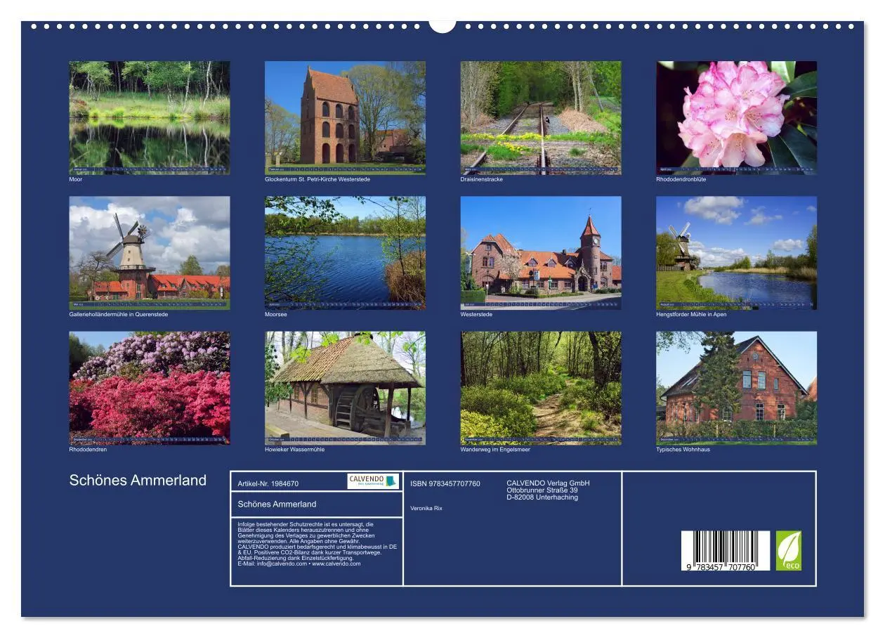 Bild: 9783457707760 | Schönes Ammerland (hochwertiger Premium Wandkalender 2026 DIN A2...